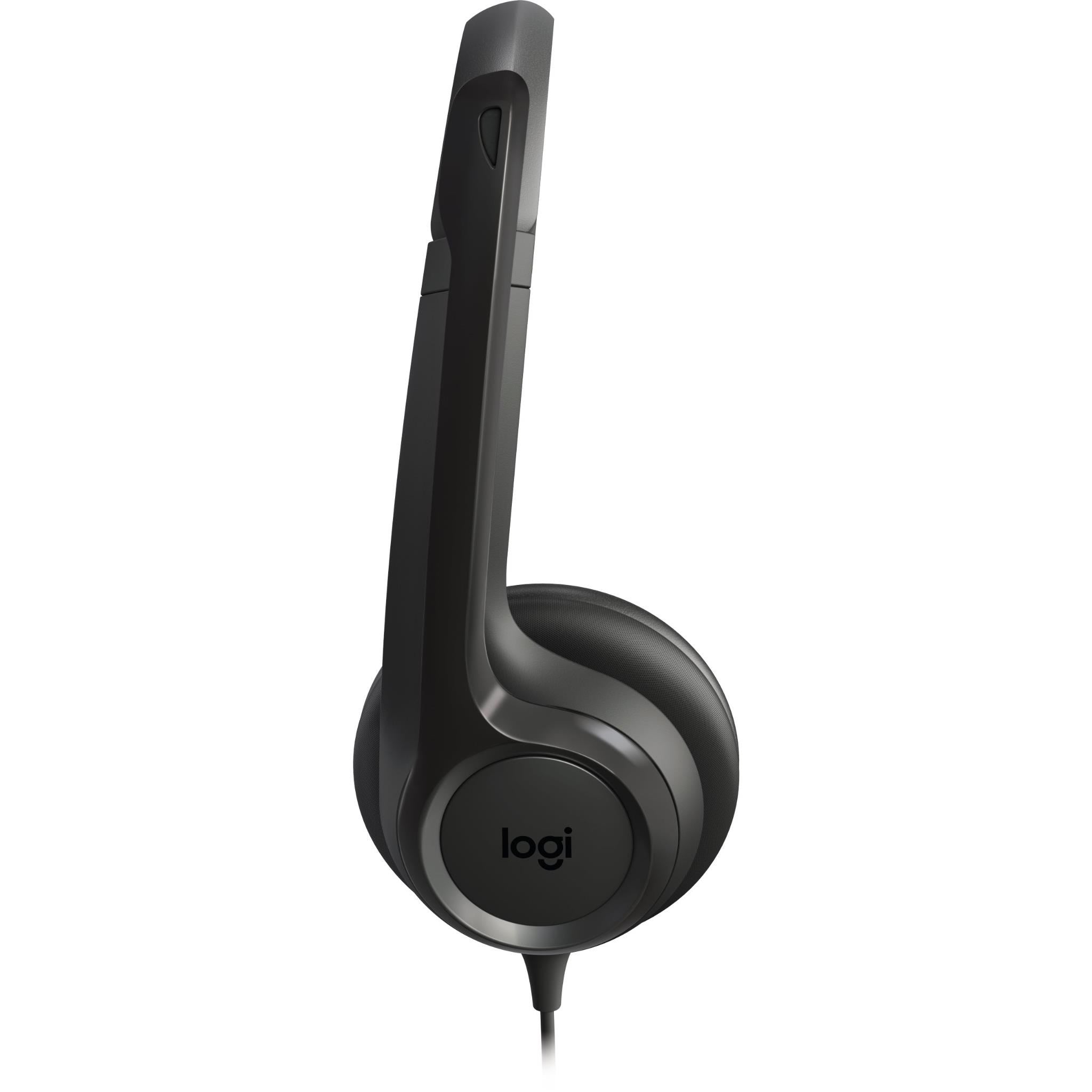 Logitech H390 USB Computer Headset (Black)