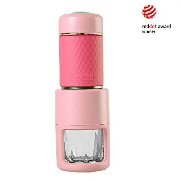 STARESSO Coffee Maker Red Dot Award Winner Portable Espresso Cappuccino Quick Cold Brew Manual Coffee Maker Machines All in One - Pink Wholesale Hub