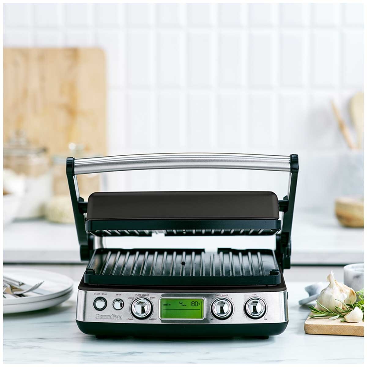 GreenPan Elite Contact Grill Matt Black CC006848-003