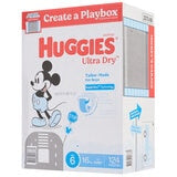 Huggies Boys' Ultra Dry Nappies Size 6 Junior (16kg And Over) 124 Nappies