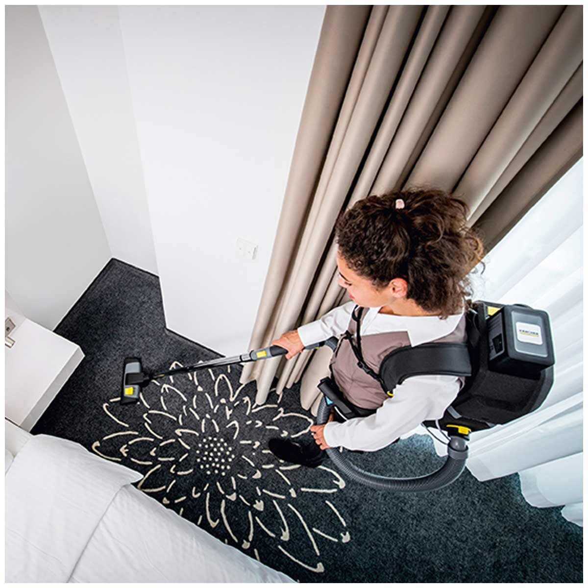 Kärcher BVL5 1BP Backpack Vacuum 5AH Kit With 10 Bags