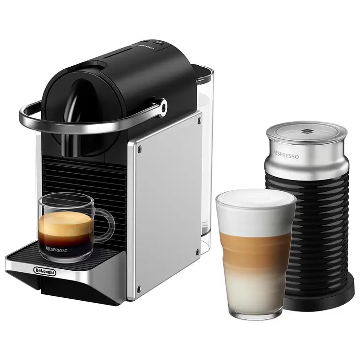 De'Longhi Nespresso Original Pixie Capsule Coffee Machine With Aeroccino3 EN127.SAE