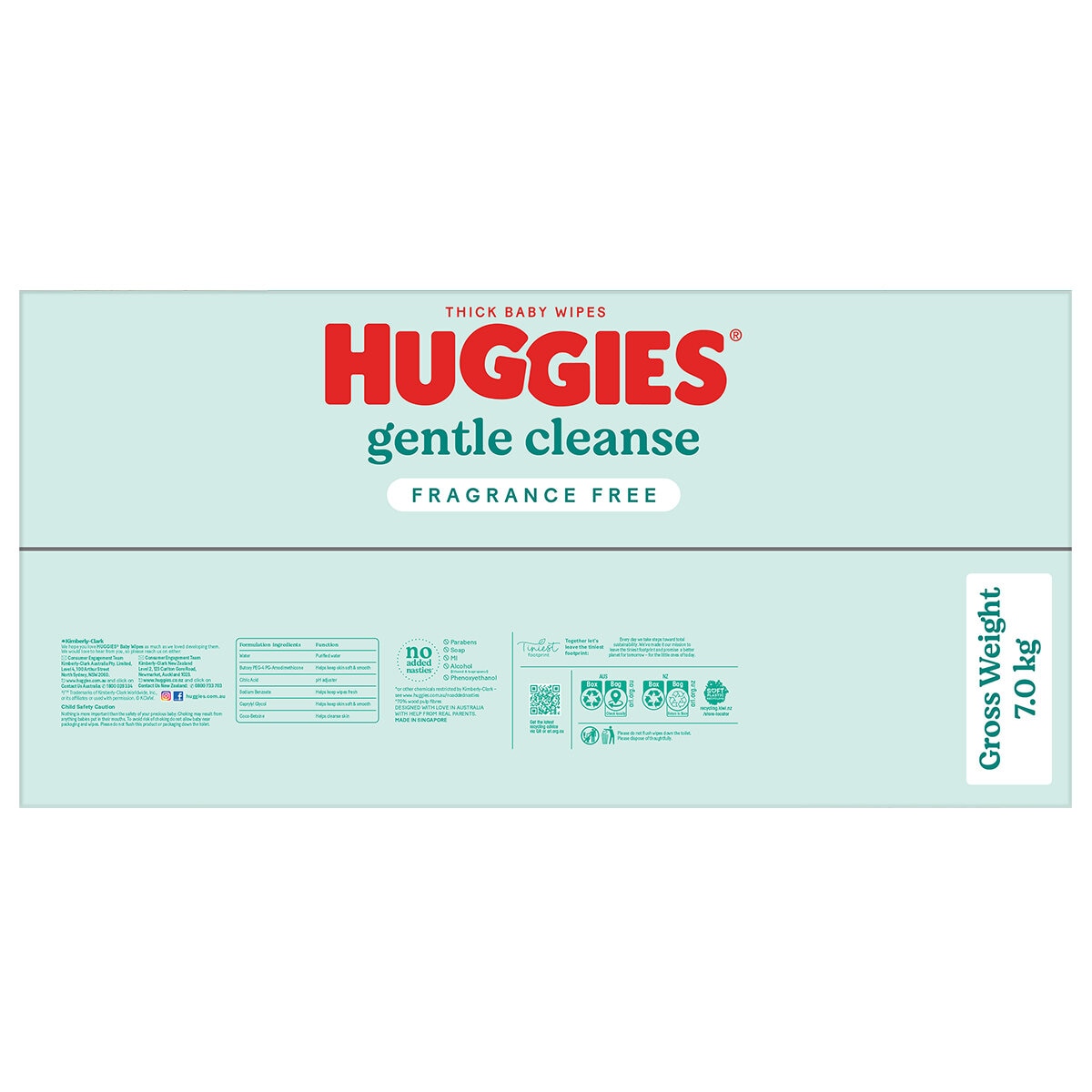 Huggies Fragrance Free Baby Wipes 24 x 80 Wipes