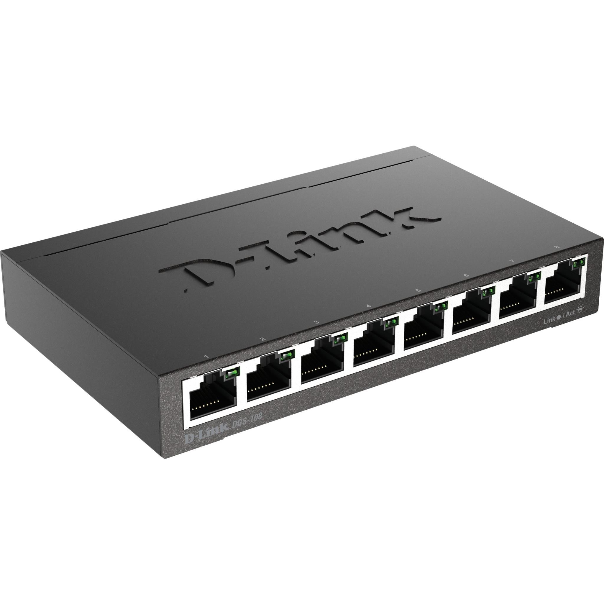 D-Link 8-Port Gigabit Desktop Switch (Metal Housing)