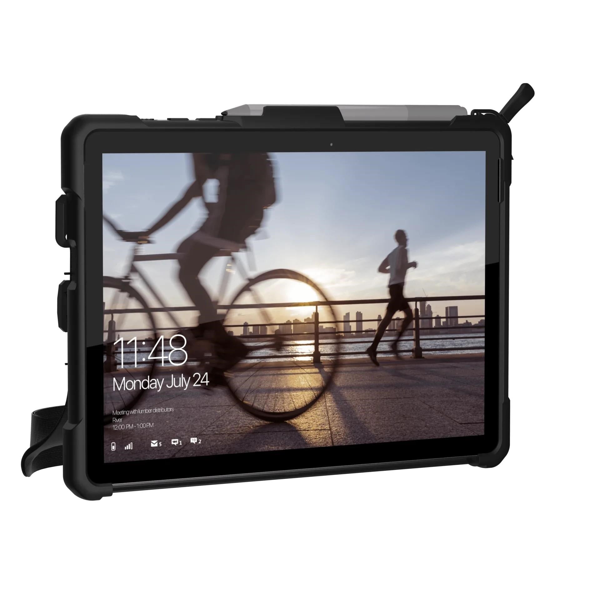 UAG 90094695 Plasma Case for Microsoft Surface Go 1/2/3 Black / (Clear)