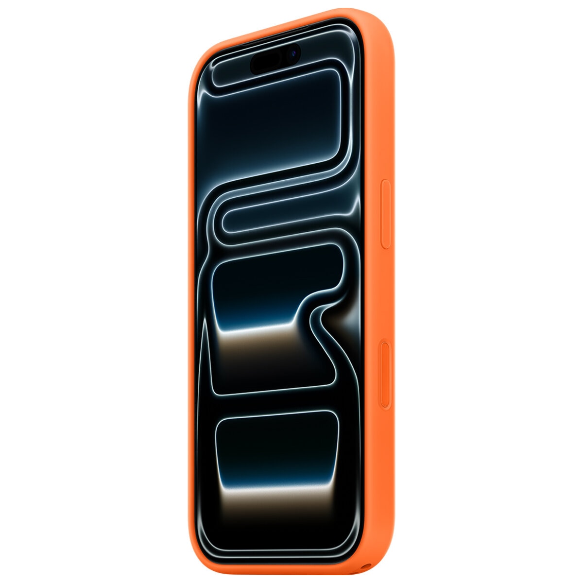 Apple iPhone 17 Pro Max Silicone Case With MagSafe Orange