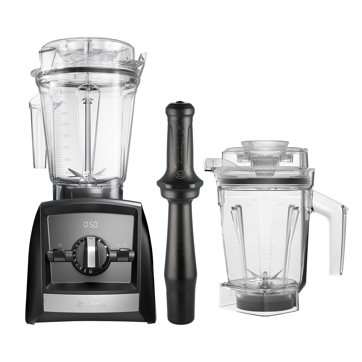 Vitamix Ascent 2500i Black and Dry Grains Bundle VMB0042