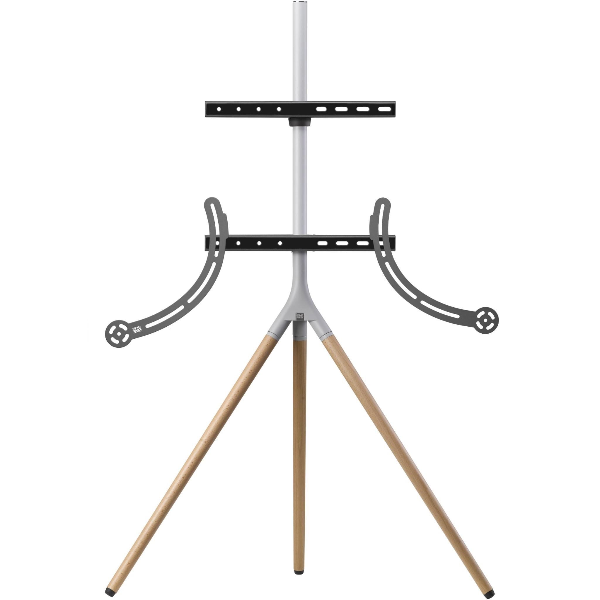 One For All Designer 32'-65' TV Stand (Oak/Silver)