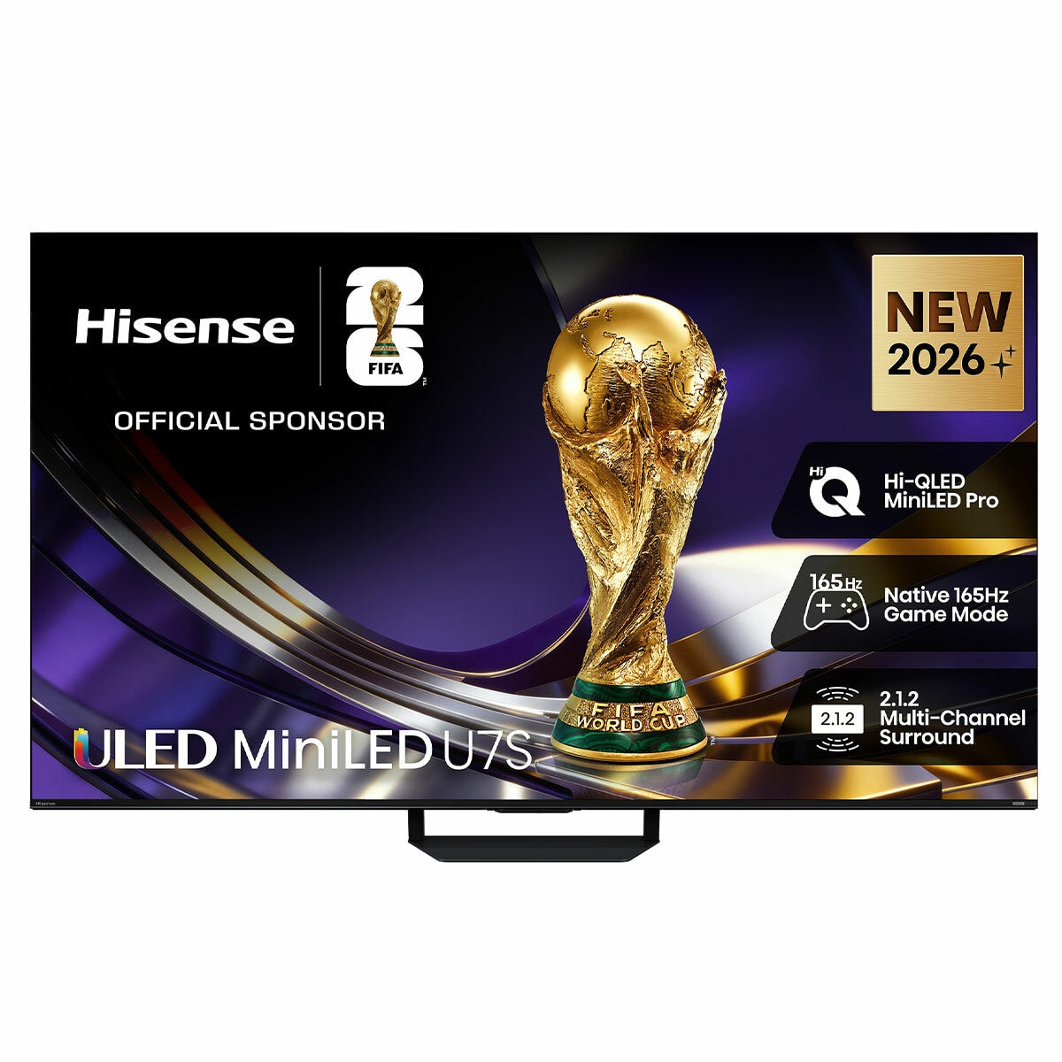 Hisense 65 inch U7SAU ULED Mini LED 4K Smart TV 65U7SAU