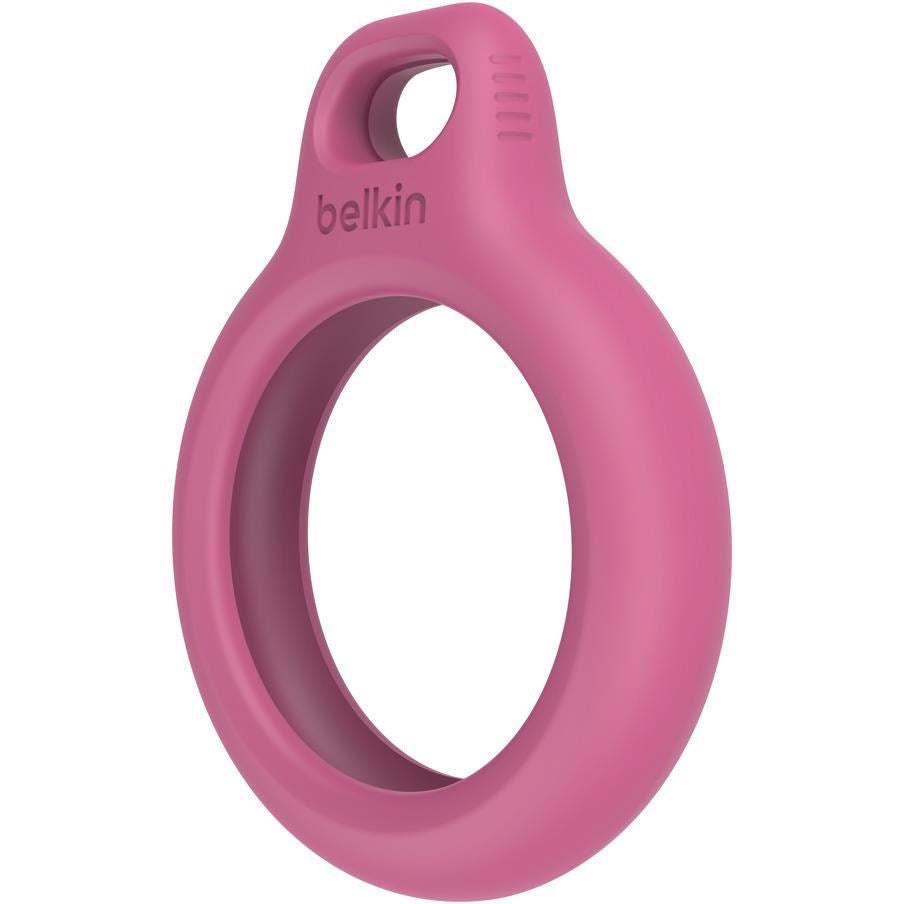 Belkin Secure AirTag Holder with Keyring (Pink)