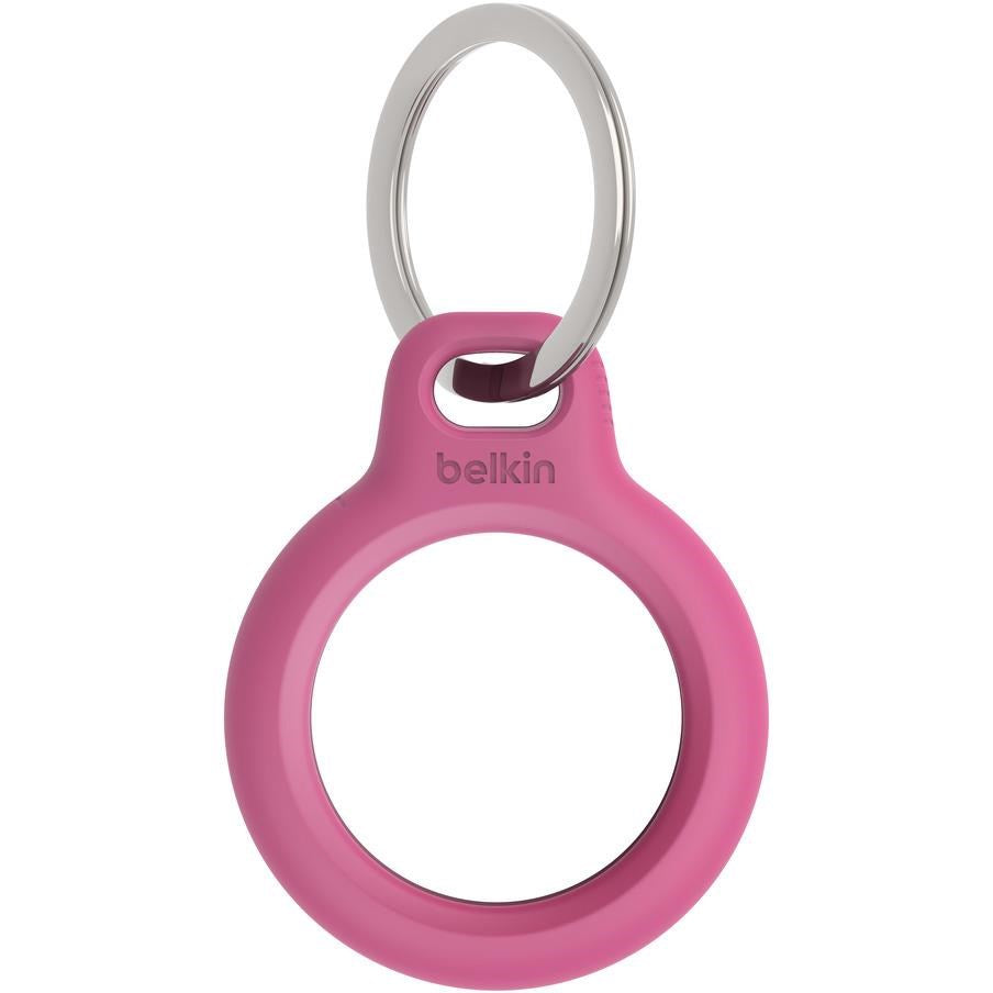 Belkin Secure AirTag Holder with Keyring (Pink)