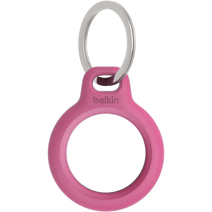 Belkin Secure AirTag Holder with Keyring (Pink)