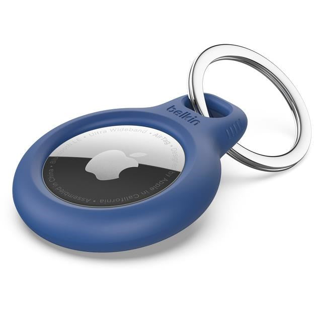 Belkin Secure AirTag Holder with Keyring (Blue)