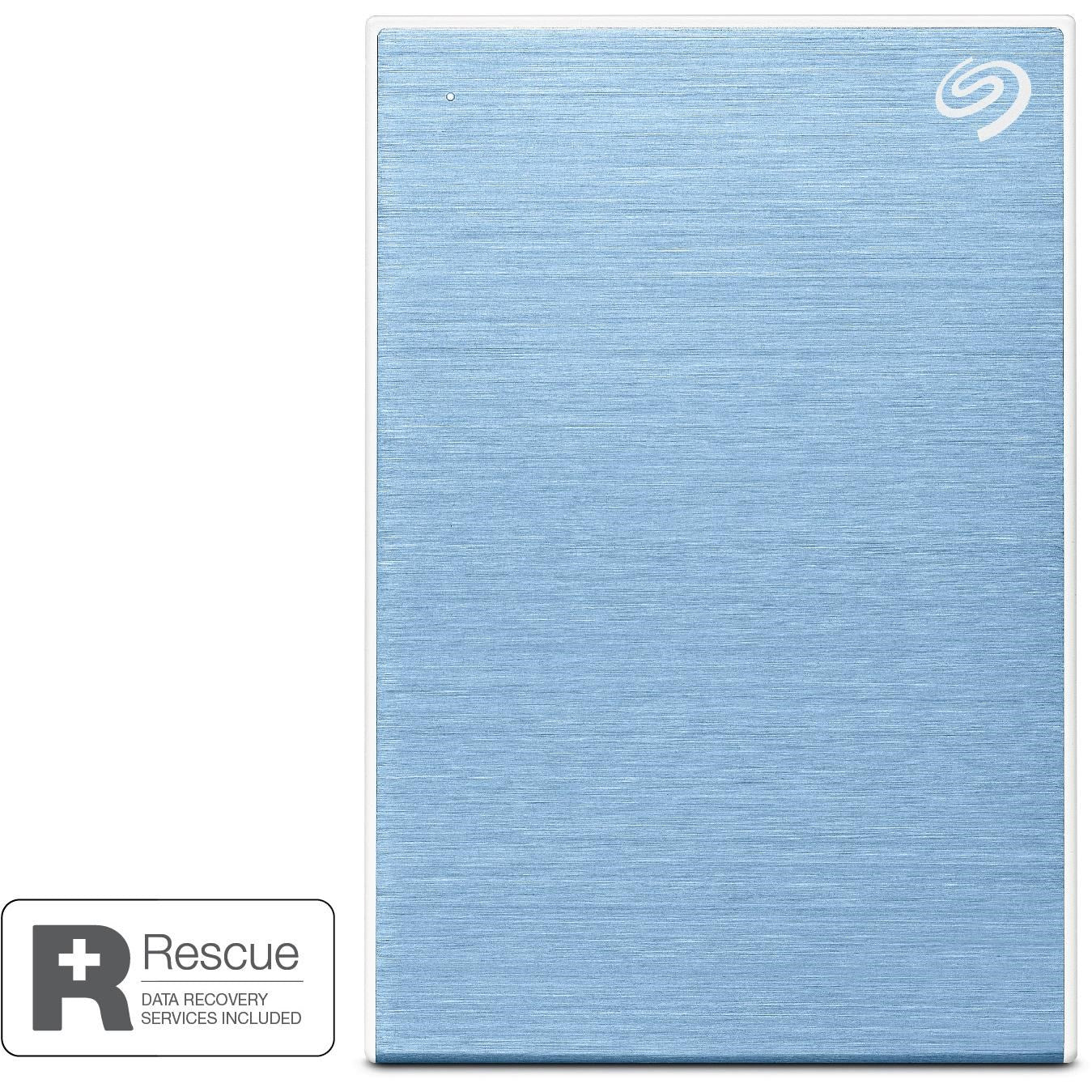 Seagate One Touch Portable 2TB Hard Drive (Blue)