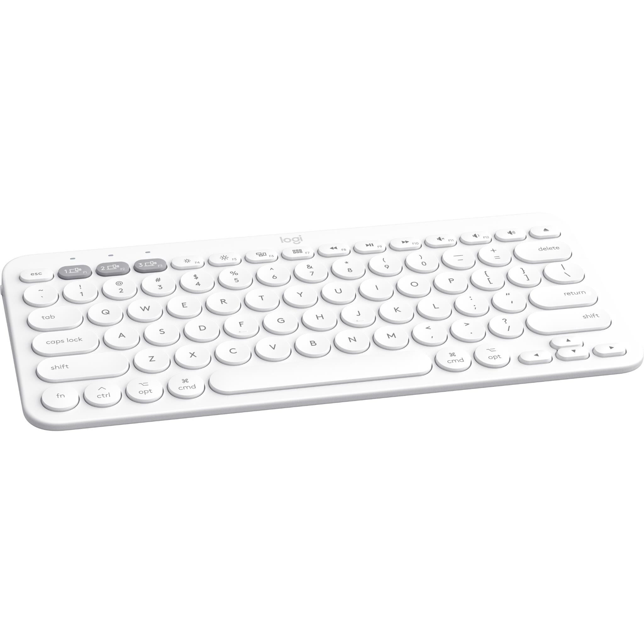 Logitech K380 Bluetooth Multi-Device Keyboard for Mac (White)