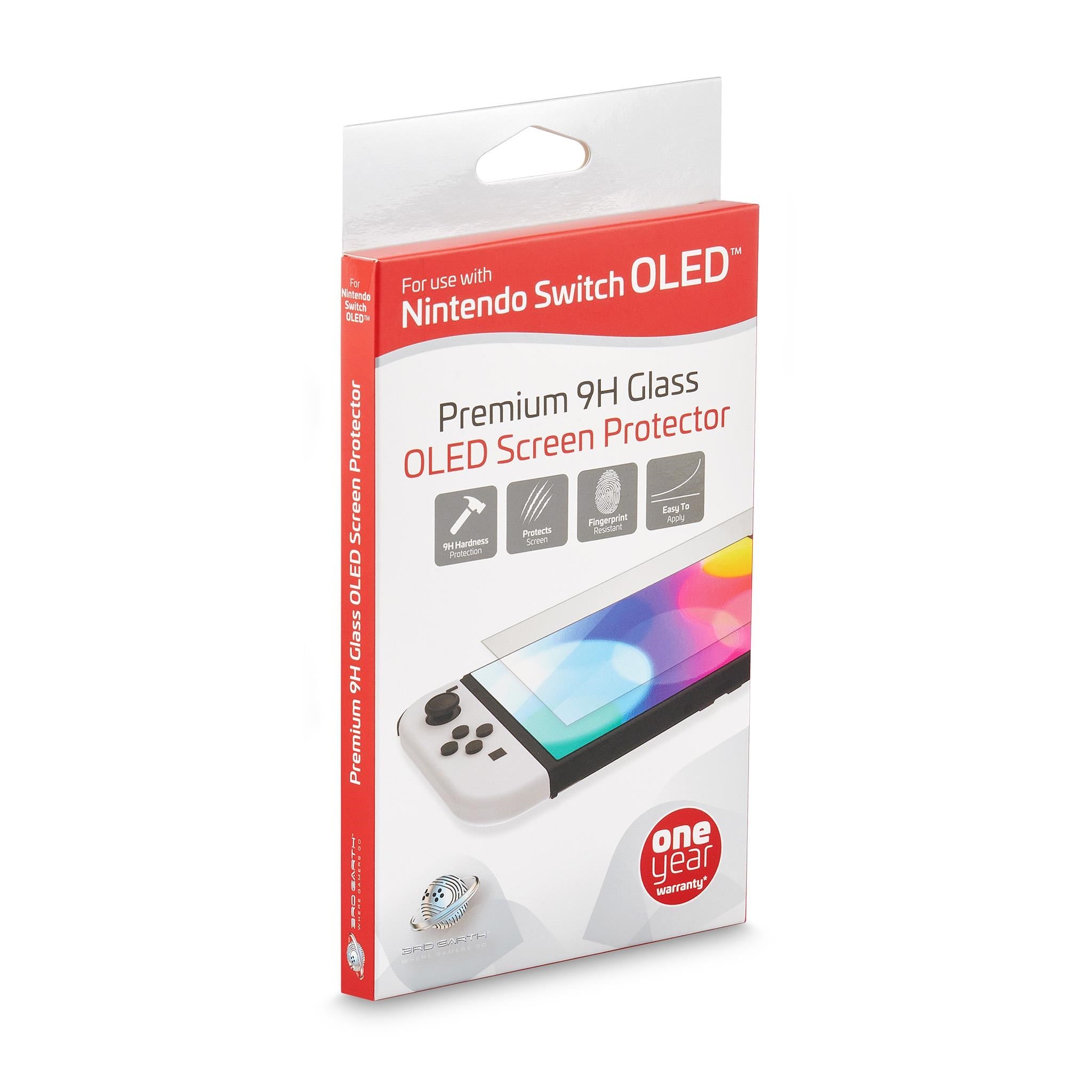 3rd Earth Premium 9H Tempered Glass Screen Protector for Nintendo Switch™ OLED