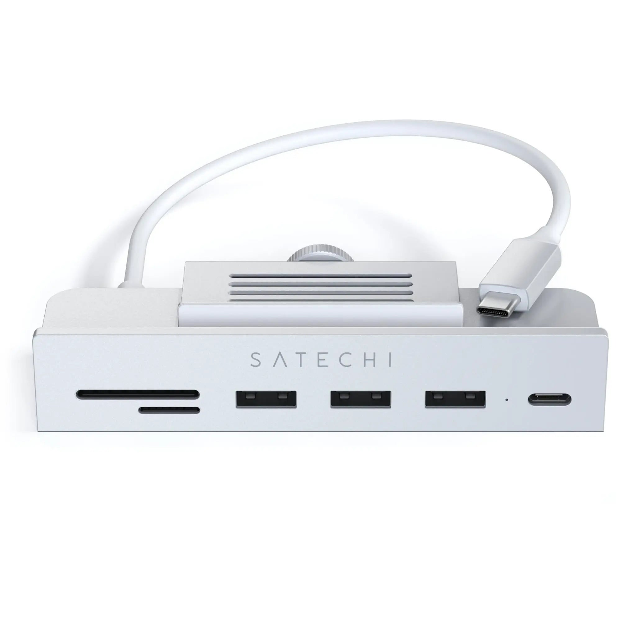 Satechi USB-C Clamp Hub for Apple Studio Display/iMac 24' (Silver)