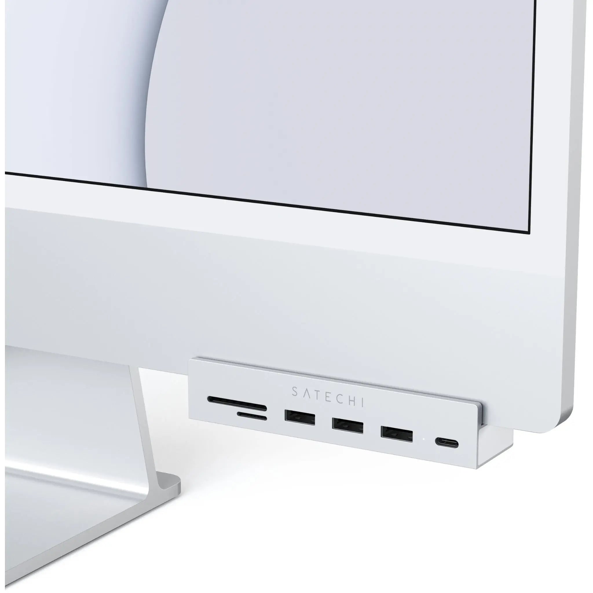 Satechi USB-C Clamp Hub for Apple Studio Display/iMac 24' (Silver)