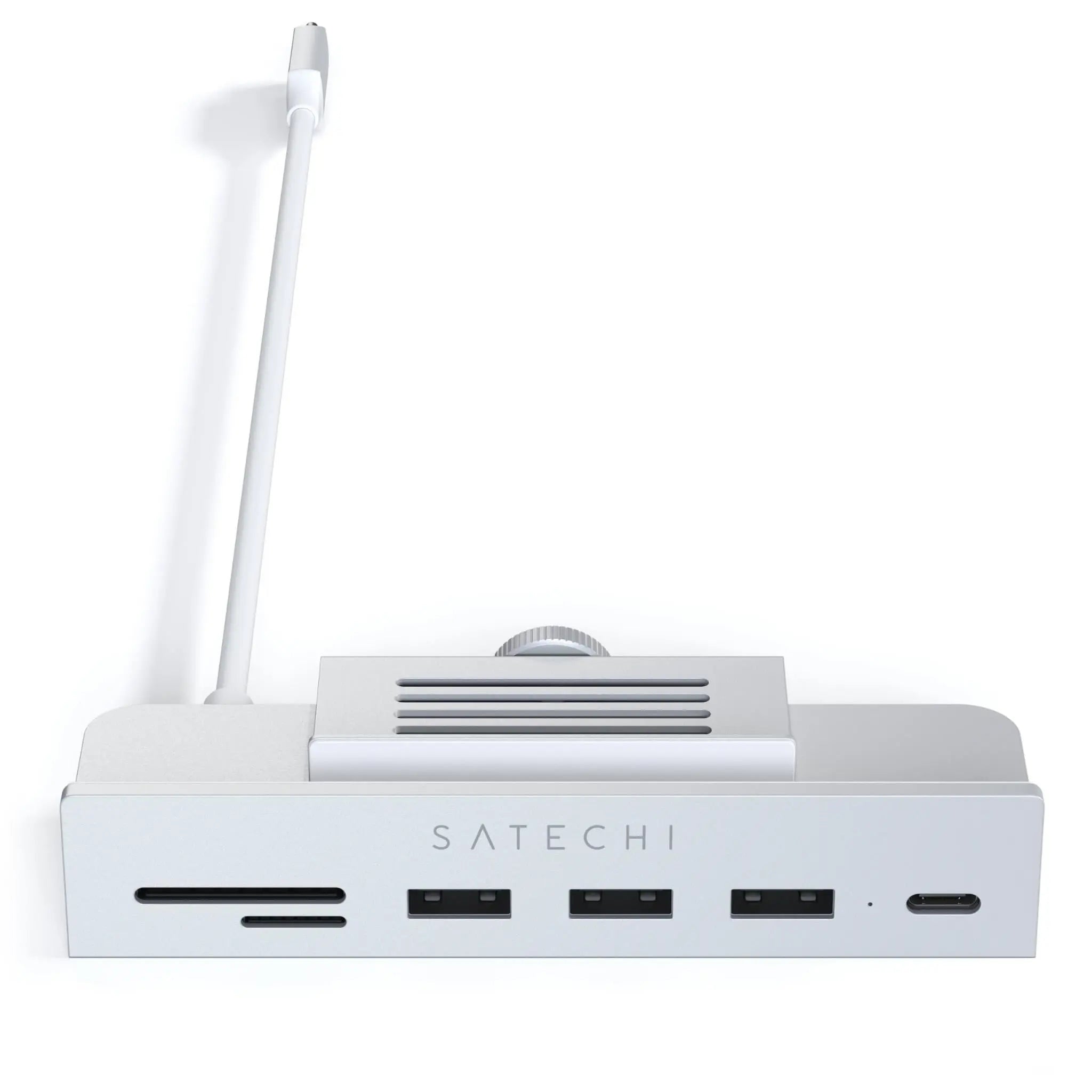 Satechi USB-C Clamp Hub for Apple Studio Display/iMac 24' (Silver)