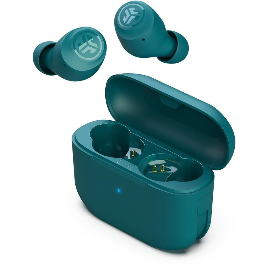 JLab Go Pop+ True Wireless Earbuds (Teal)
