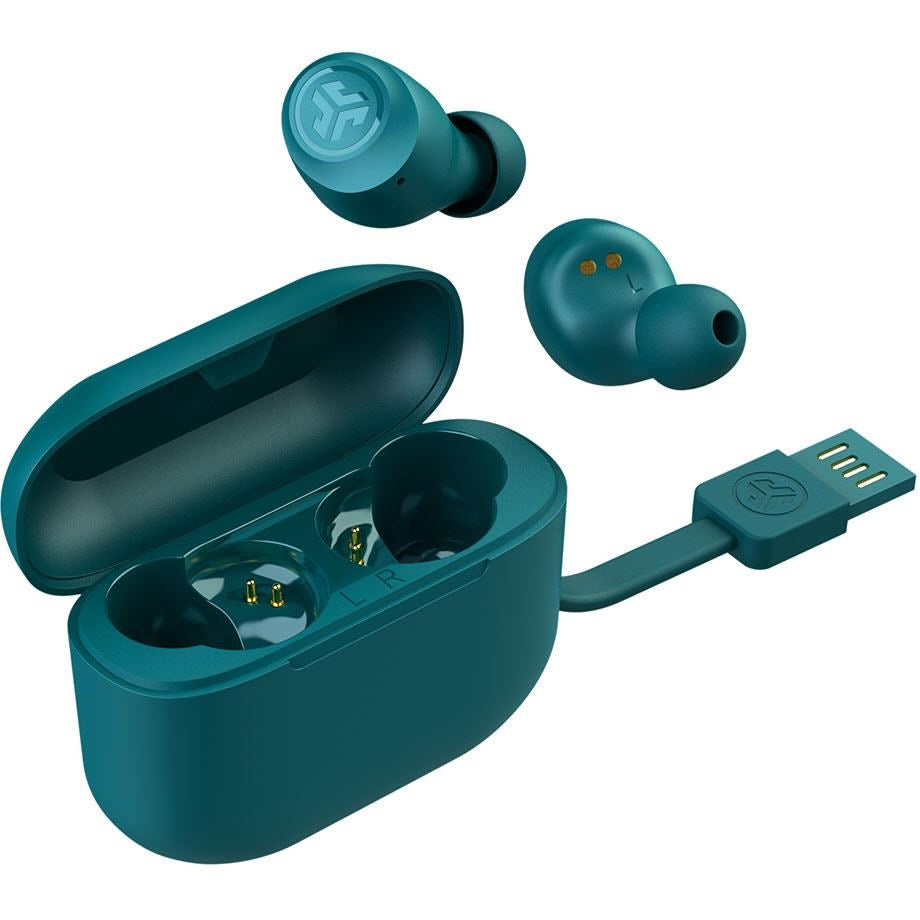 JLab Go Pop+ True Wireless Earbuds (Teal)