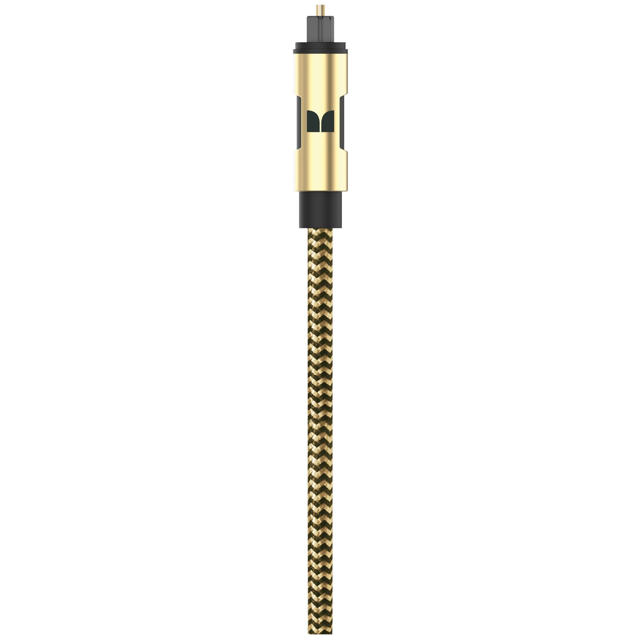Monster Gold Digital Fiber Optical Audio Cable 1.5M