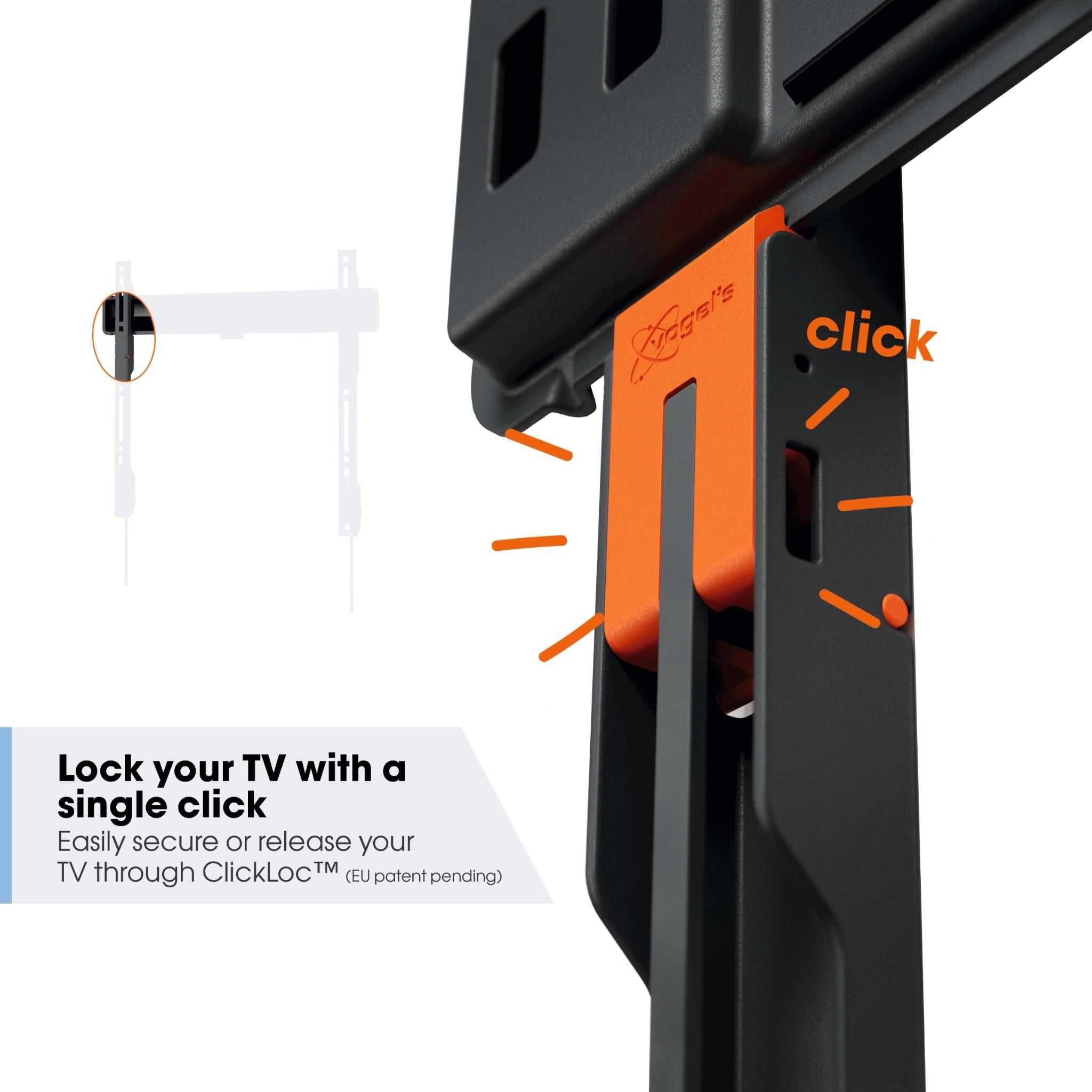 Vogel's Comfort Fixed 19-50' TV Wall Mount (Black)