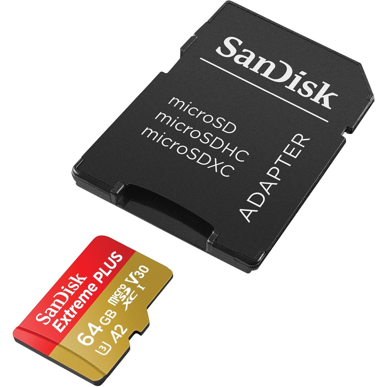 SanDisk Extreme PLUS microSDXC 64GB 200MB/s Memory Card