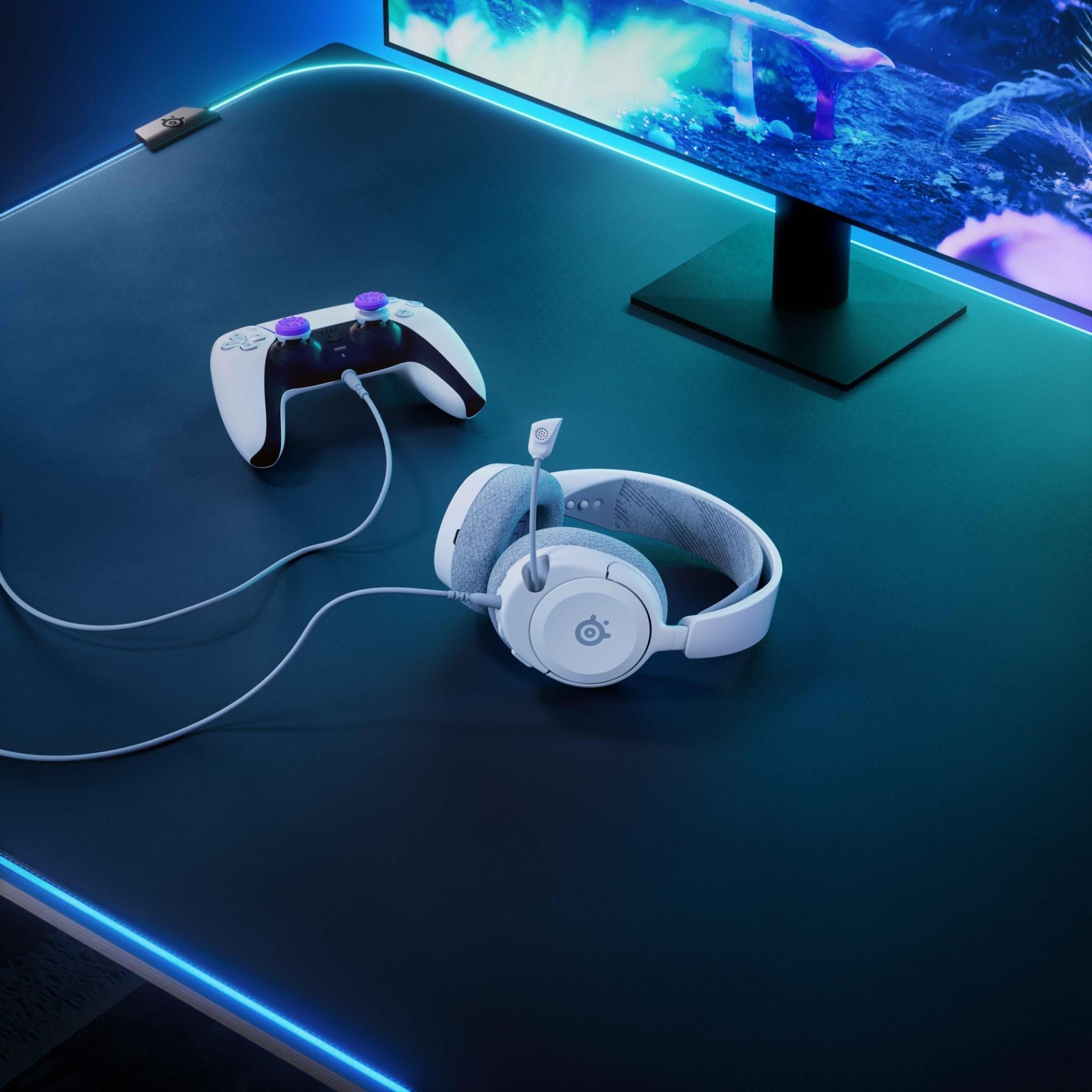 SteelSeries Arctis Nova 1P Gaming Headset (White)