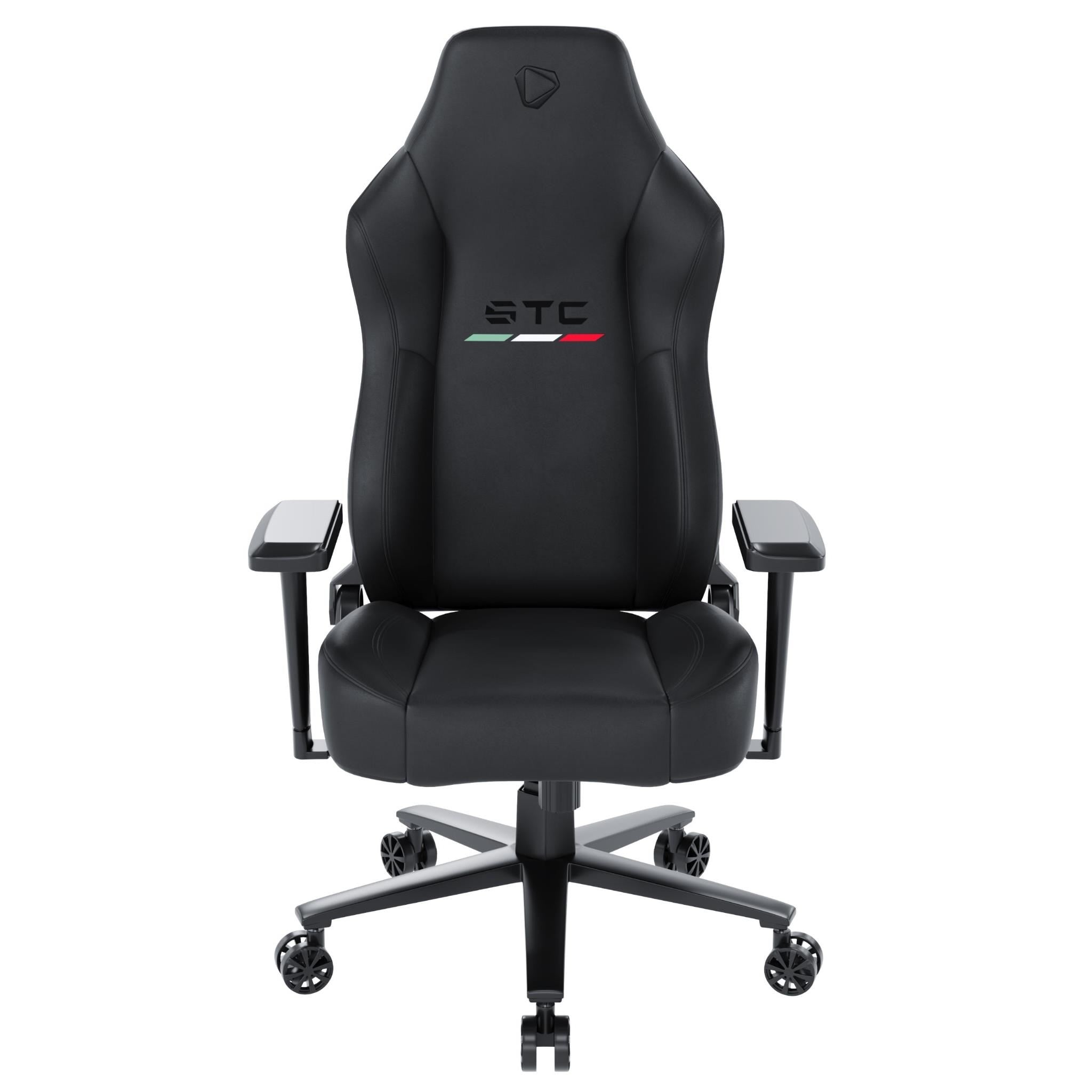 ONEX STC Elegant Real Leather XL Series Gaming / Office Chair (Black)