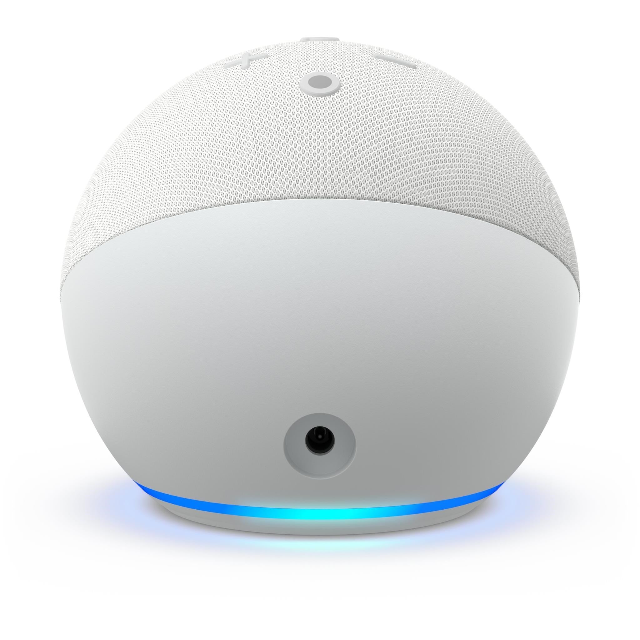 Amazon Echo Dot Smart Speaker & Alexa 5th Gen (Glacier White)