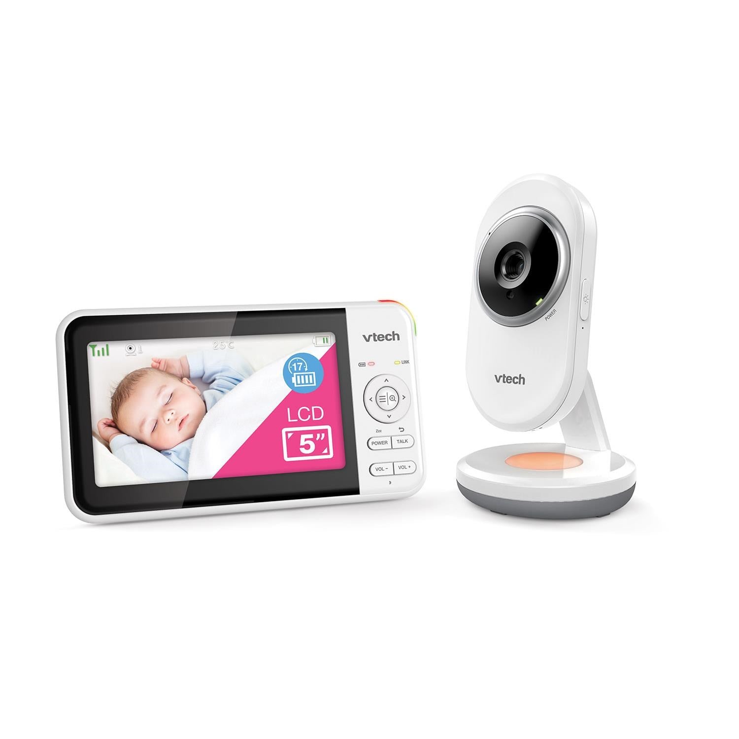Vtech BM5250N 5' Full Colour Video & Audio Baby Monitor
