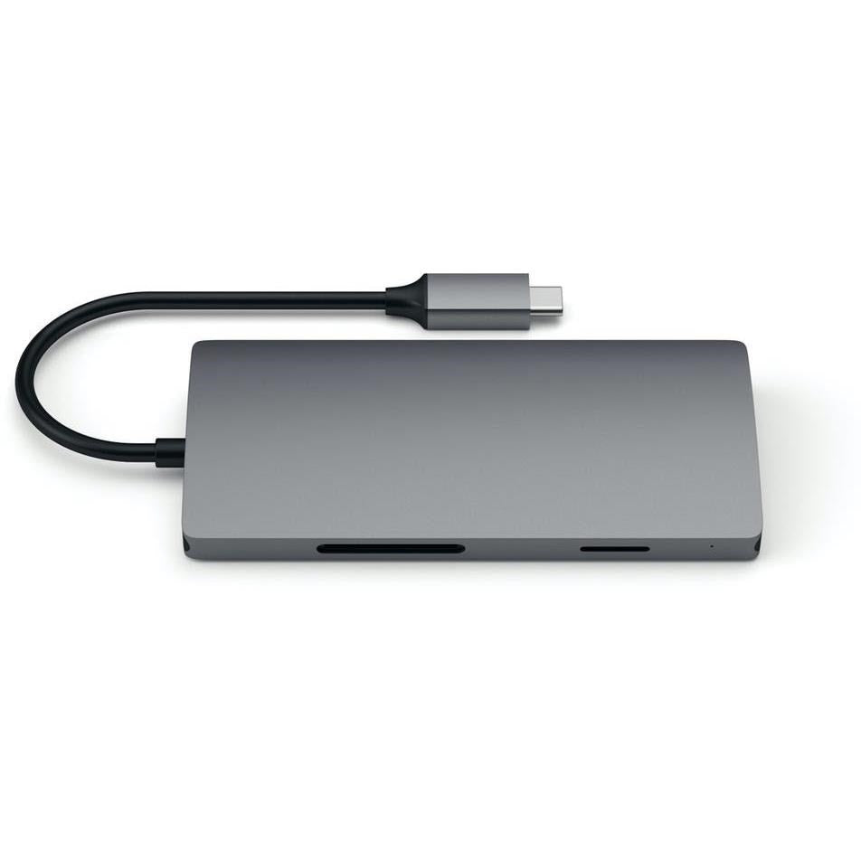 Satechi USB-C Multi-Port Adapter 4K with Ethernet V2 (Space Grey)