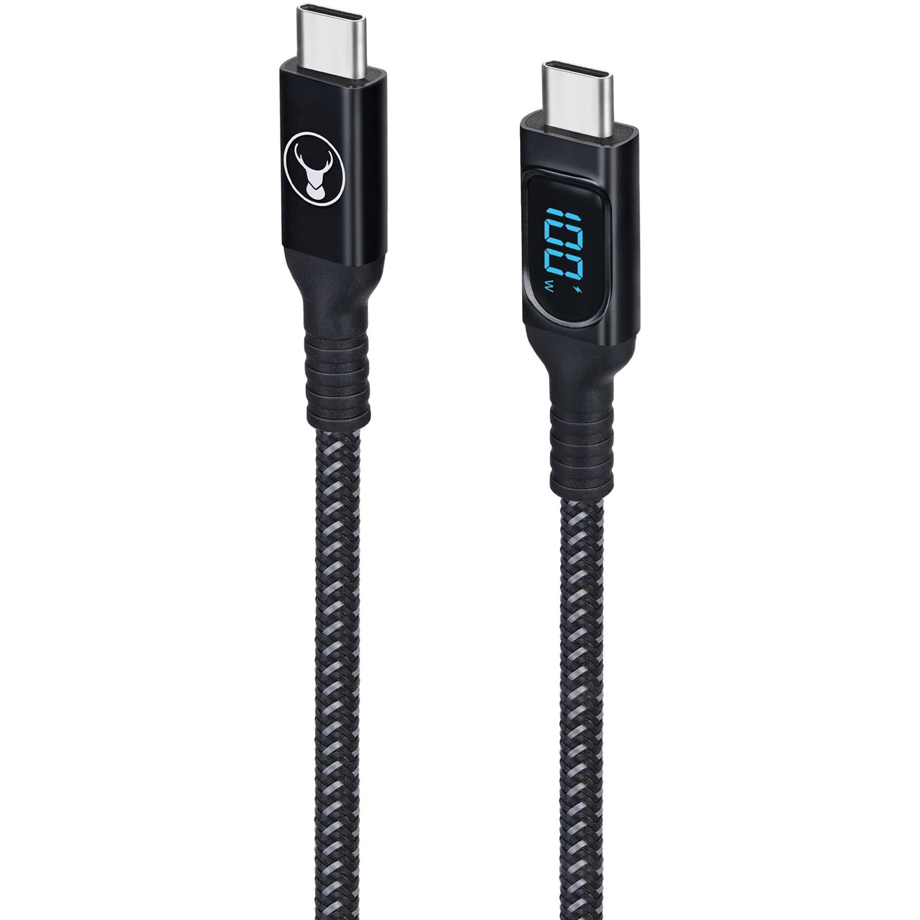 Bonelk USB-C to USB-C LongLife Digital Cable 100W 1.5m (Black)