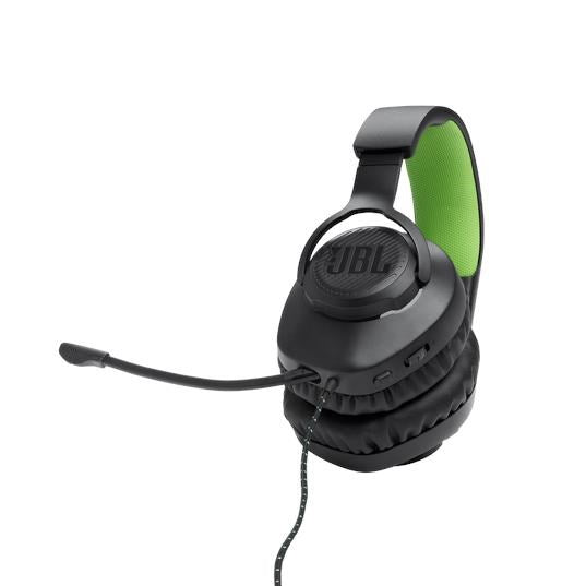 JBL Quantum 100X Gaming Headset (Black/Green)