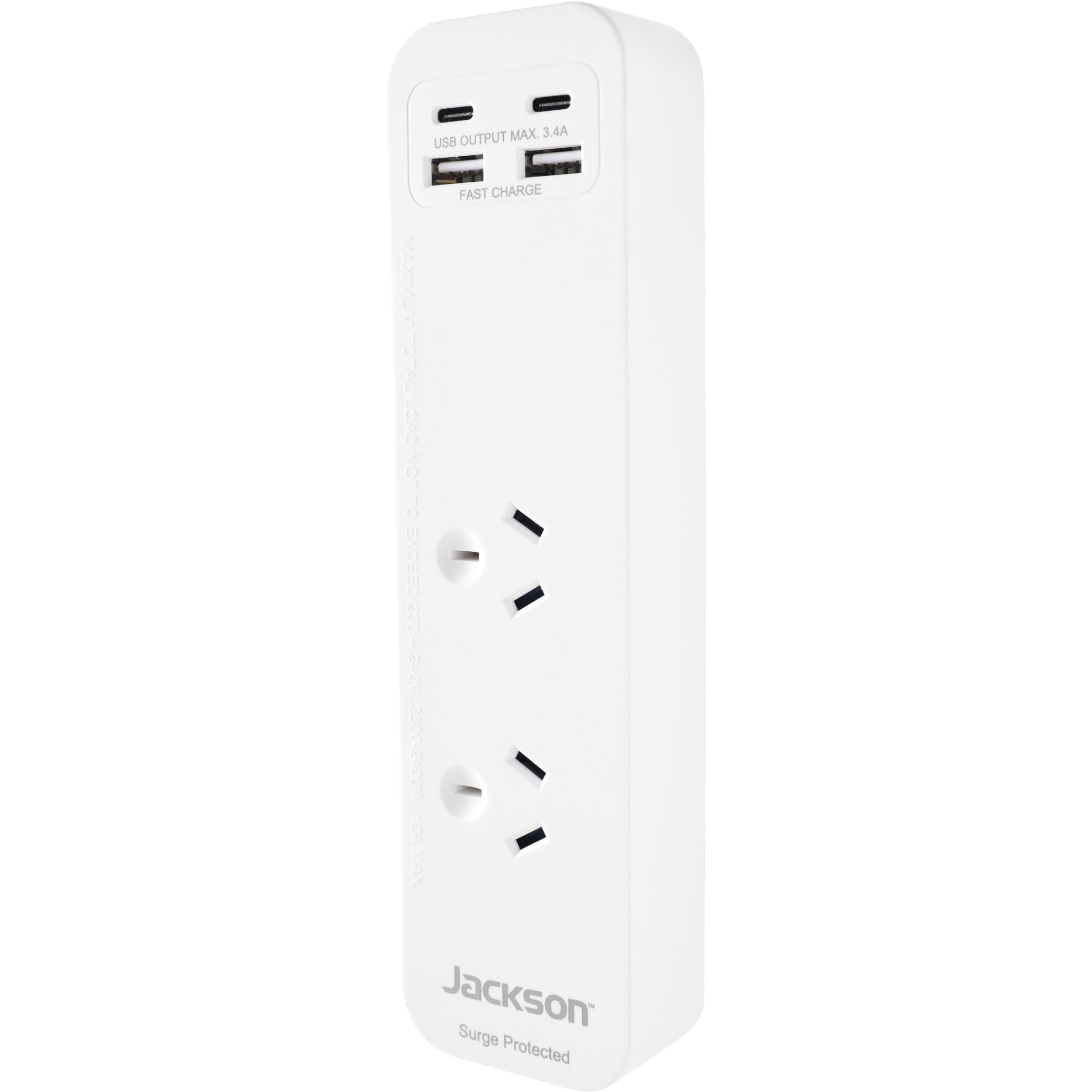 Jackson Fast Charge USB-C/A 2 Way Portable Powerboard