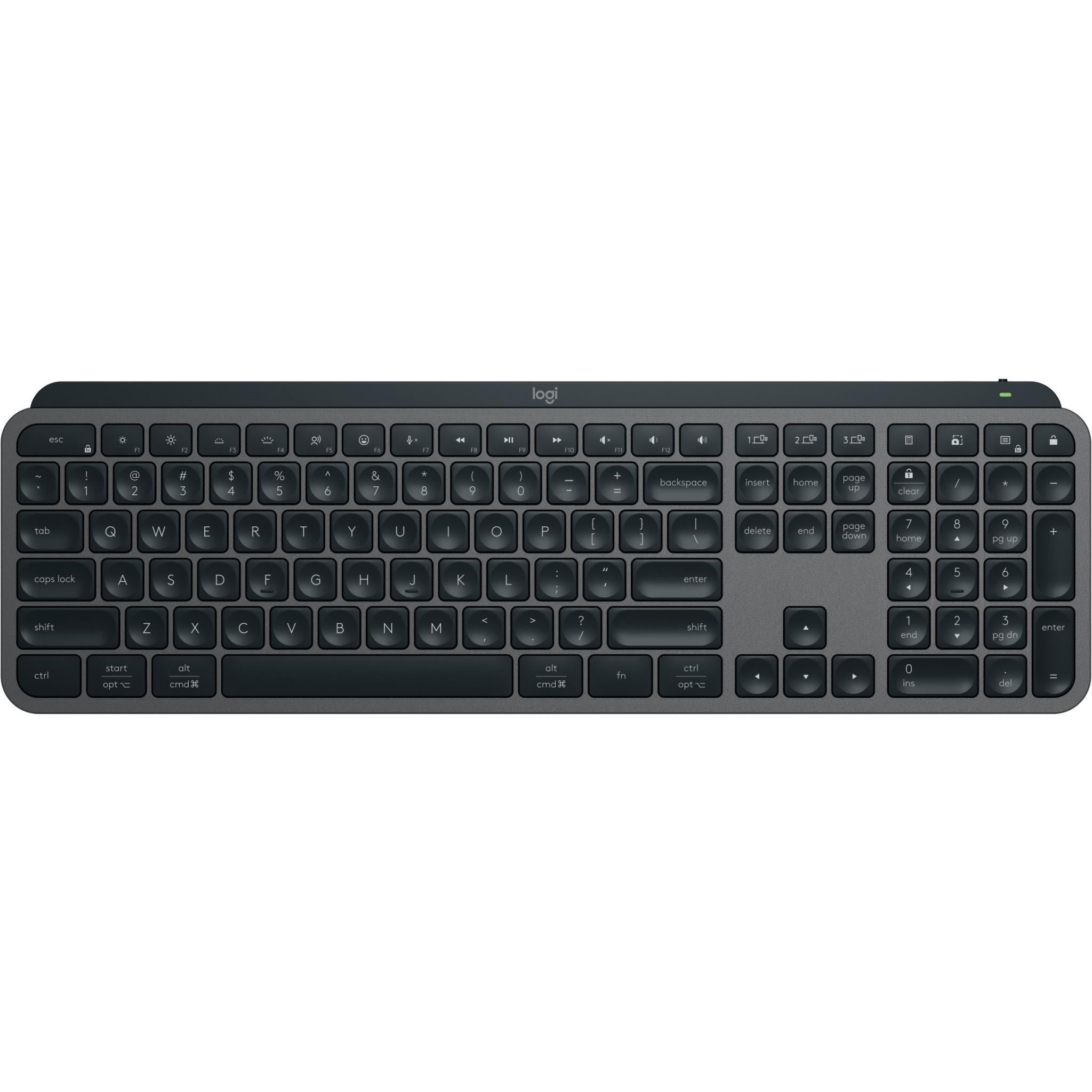 Logitech MX Keys S Advanced Wireless Illuminated Keyboard (Graphite)