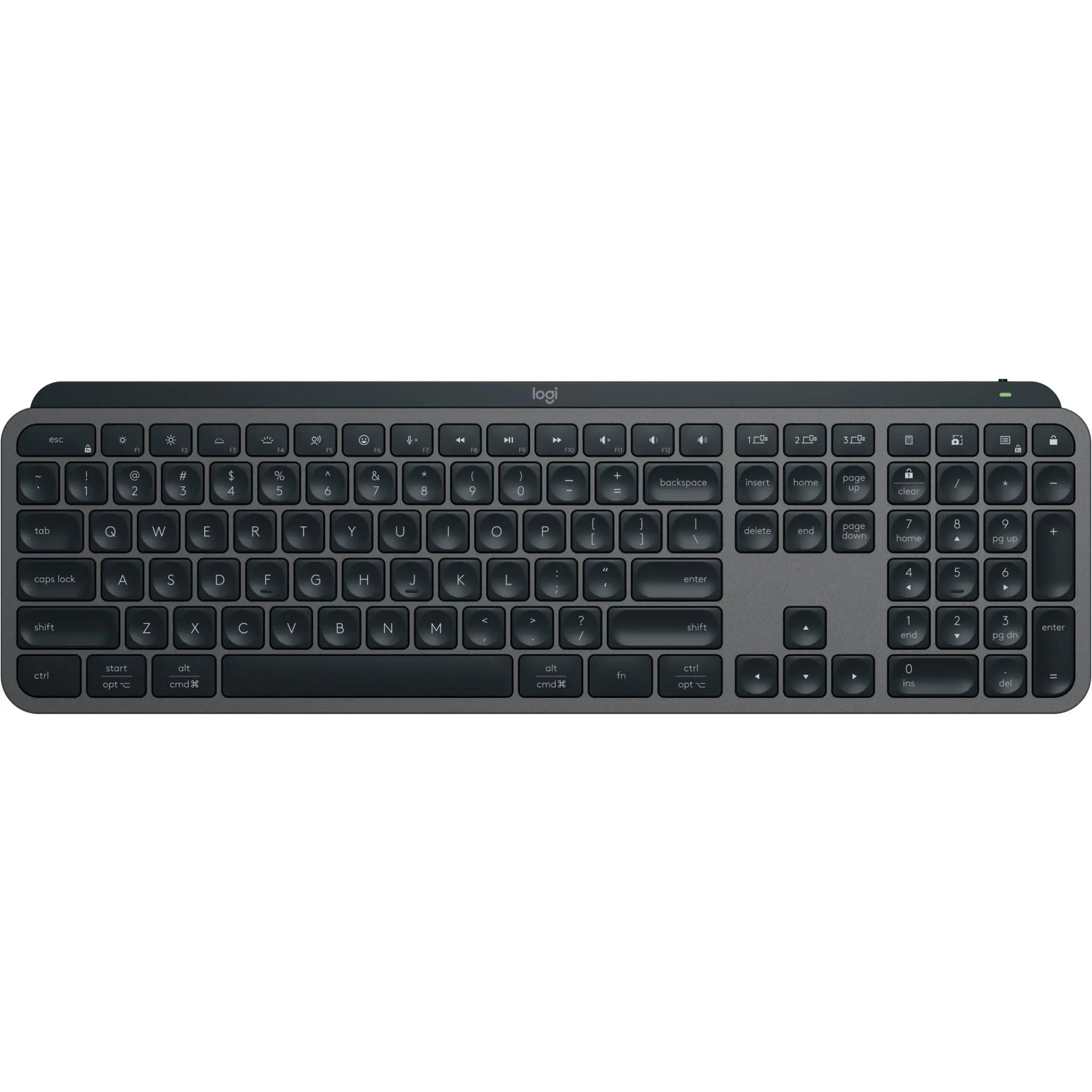 Logitech MX Keys S Advanced Wireless Illuminated Keyboard (Graphite)