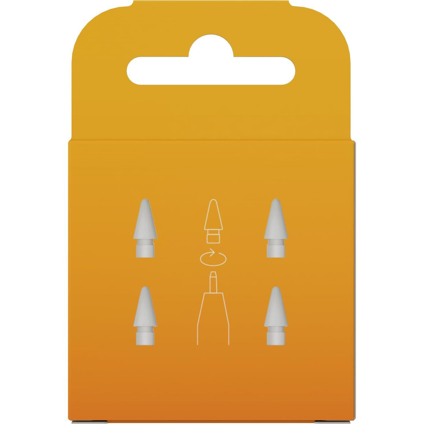 Zagg Apple Pencil Replacement Tips 4 Pack (White)