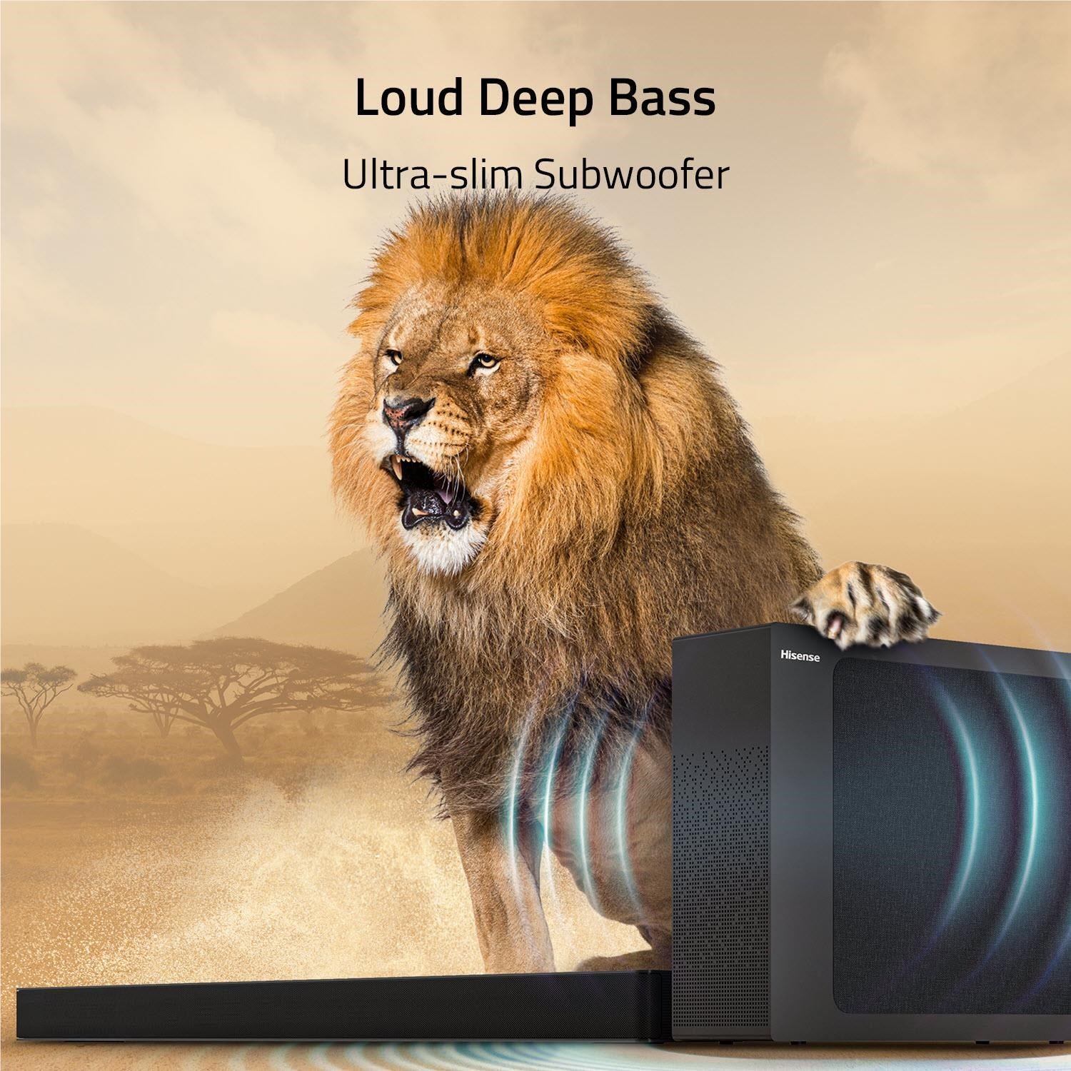 Hisense HS2100 2.1 Channel Soundbar with Wireless Subwoofer