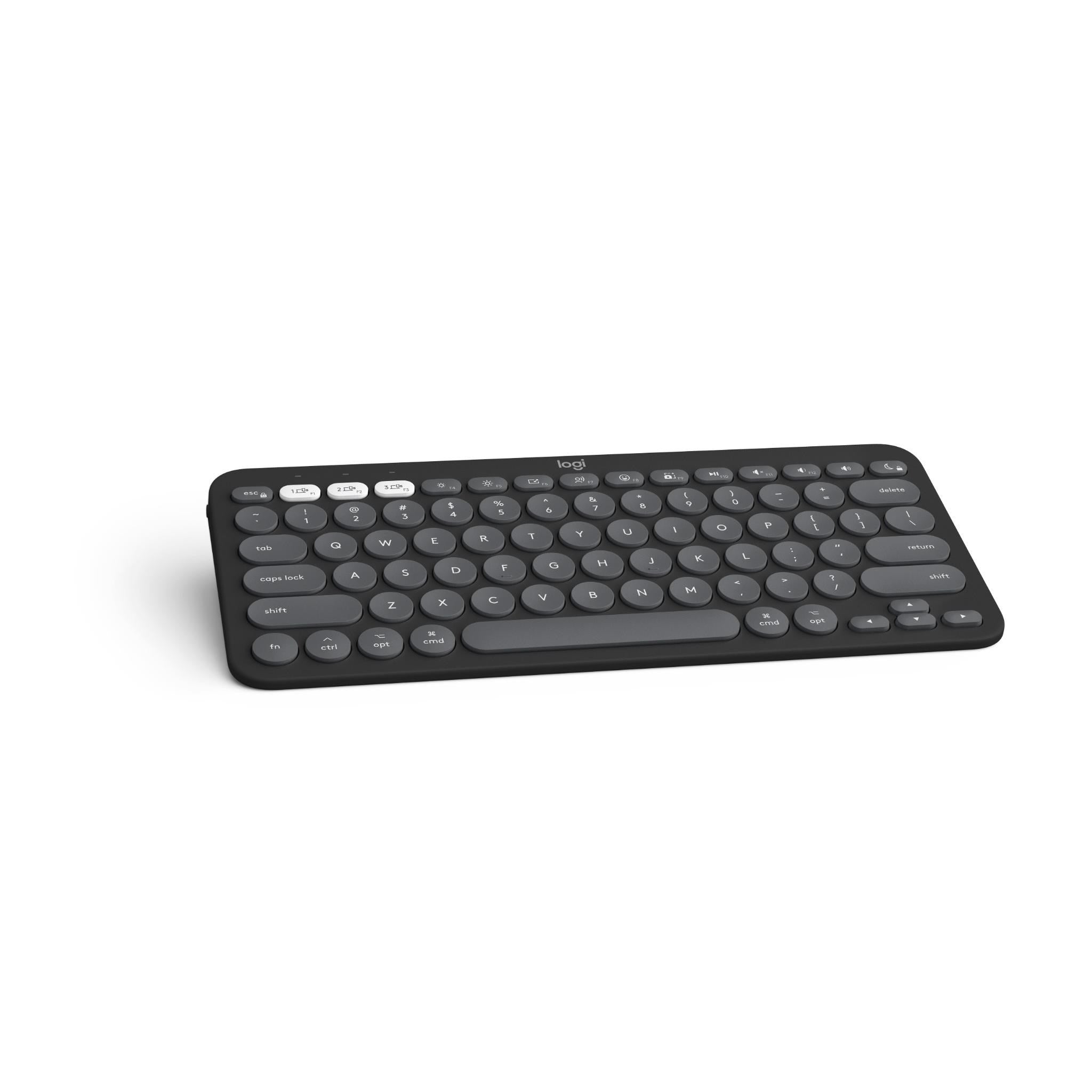 Logitech K380S Pebble Keys 2 Wireless Keyboard (Graphite)
