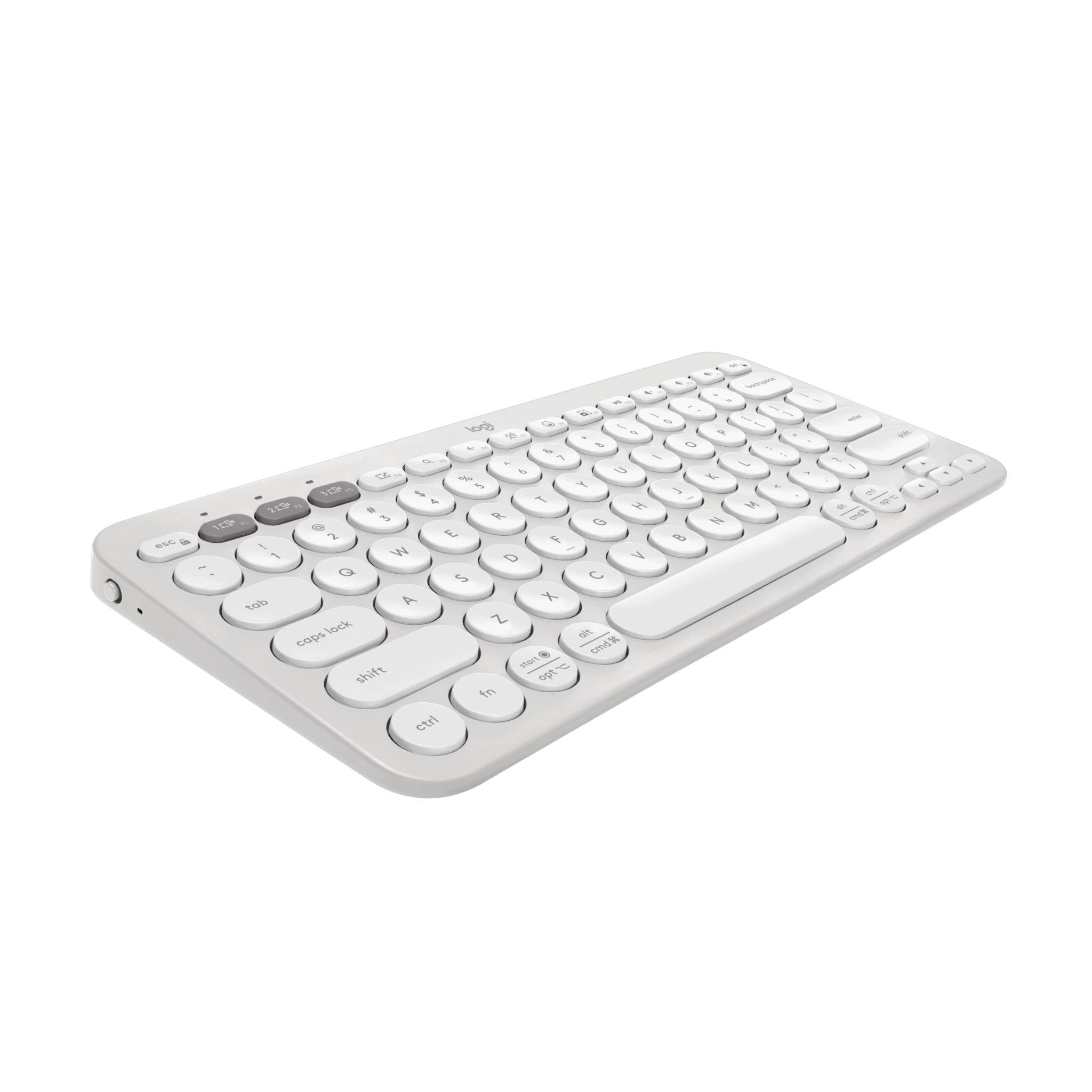 Logitech K380S Pebble Keys 2 Wireless Keyboard (White)