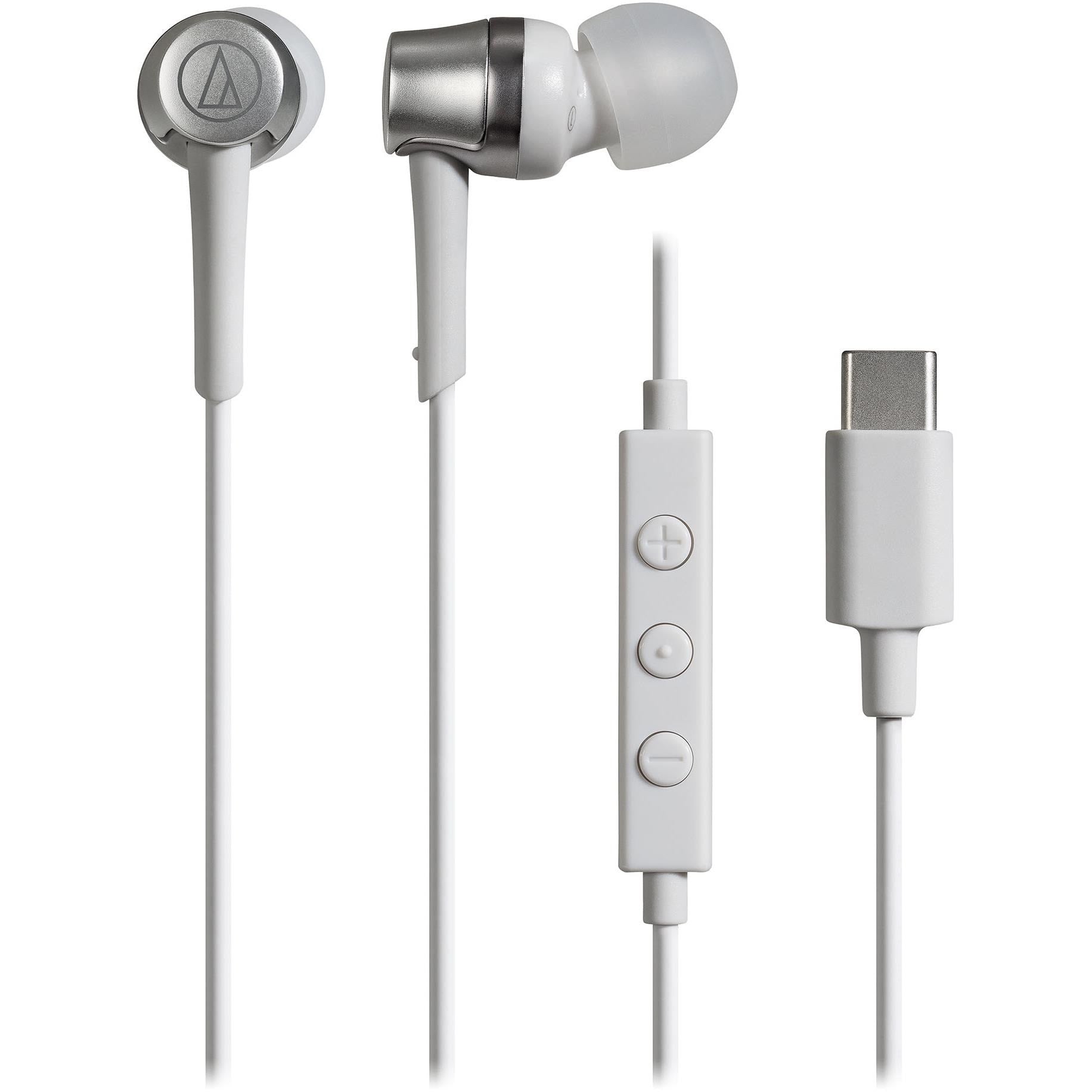 Audio-Technica USB-C In-ear Headphones (White)