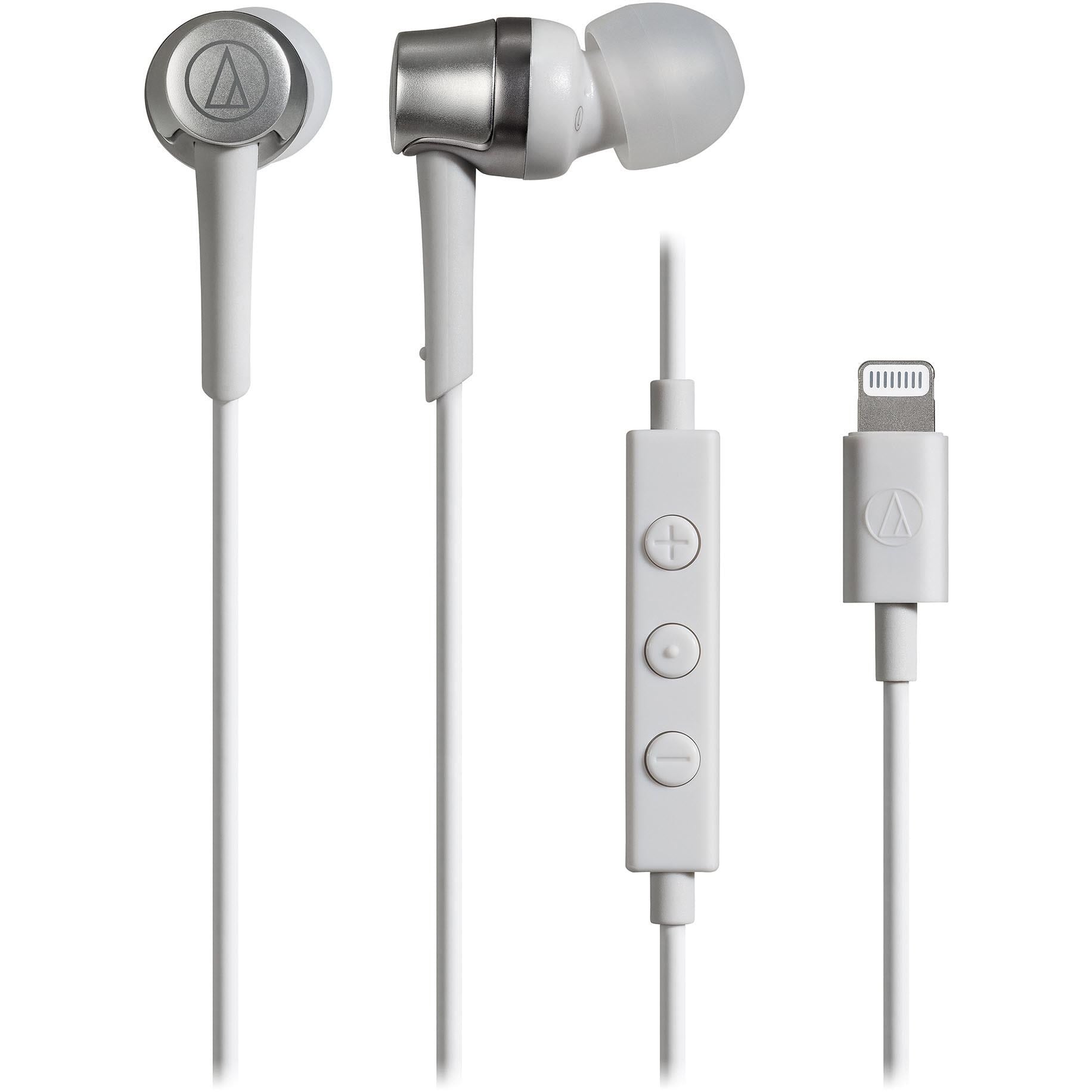 Audio-Technica Lightning In-ear Headphones (White)