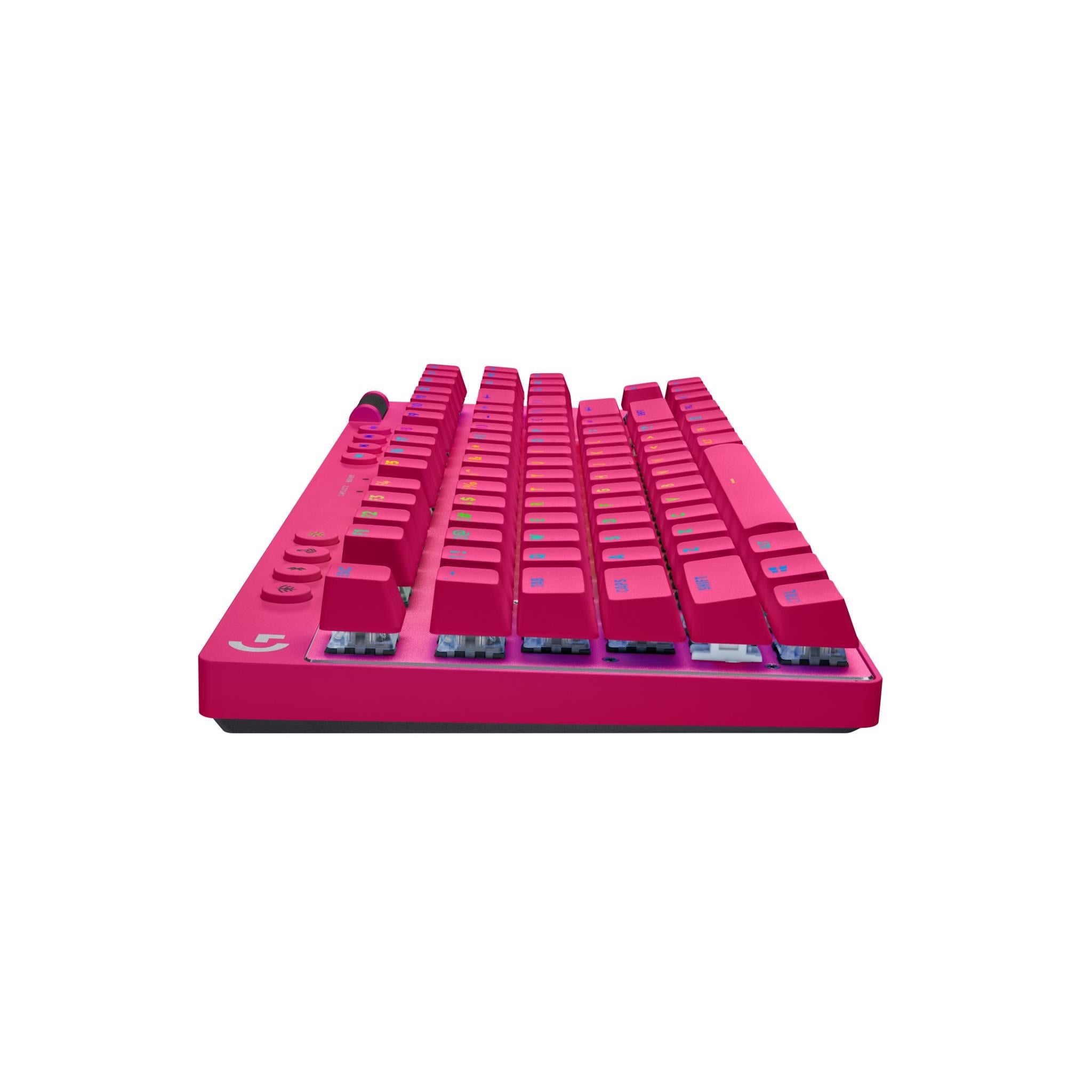 Logitech G PRO X TKL LIGHTSPEED Gaming Keyboard ( Magenta)