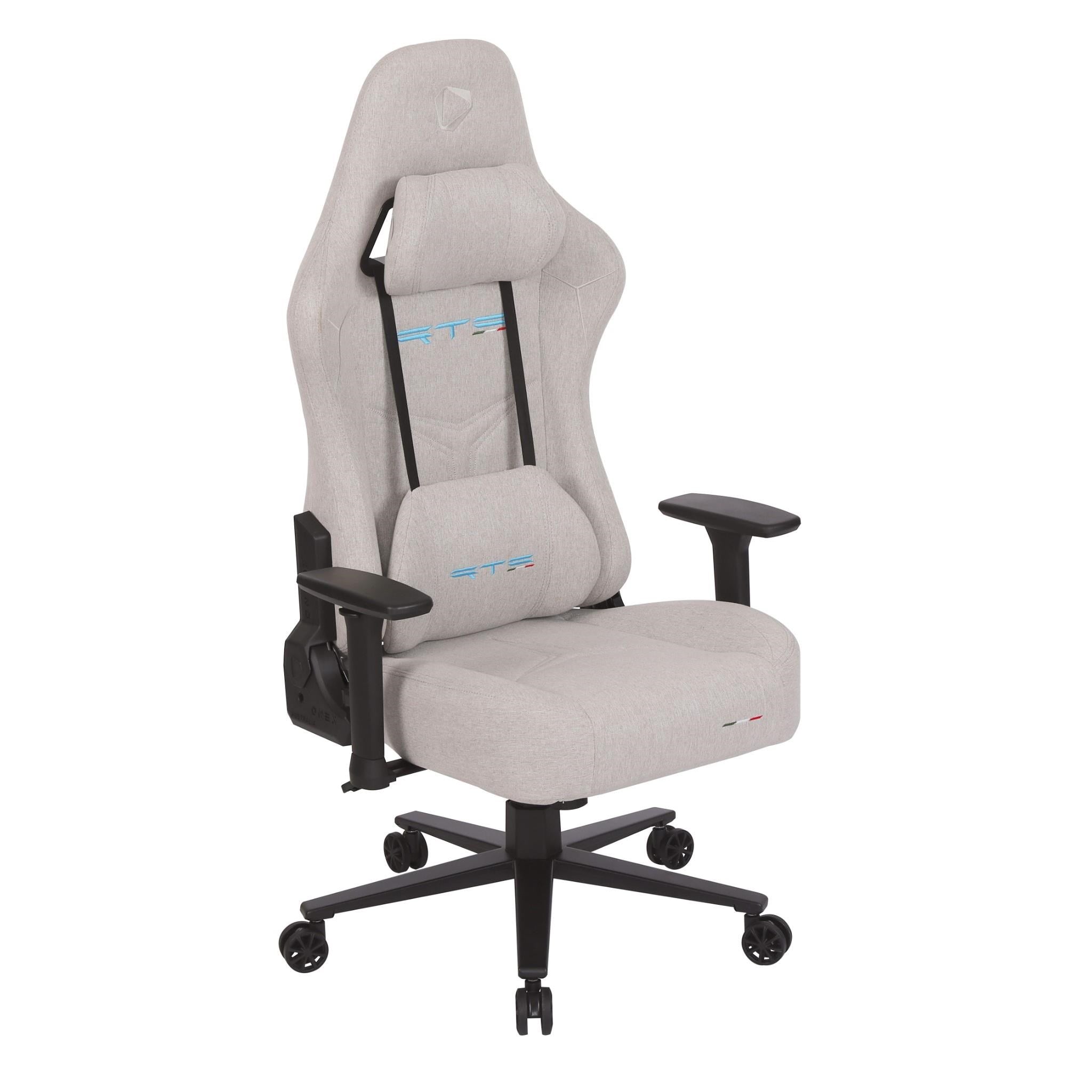 ONEX RTC Embrace Large Fabric Gaming Chair (Ivory)