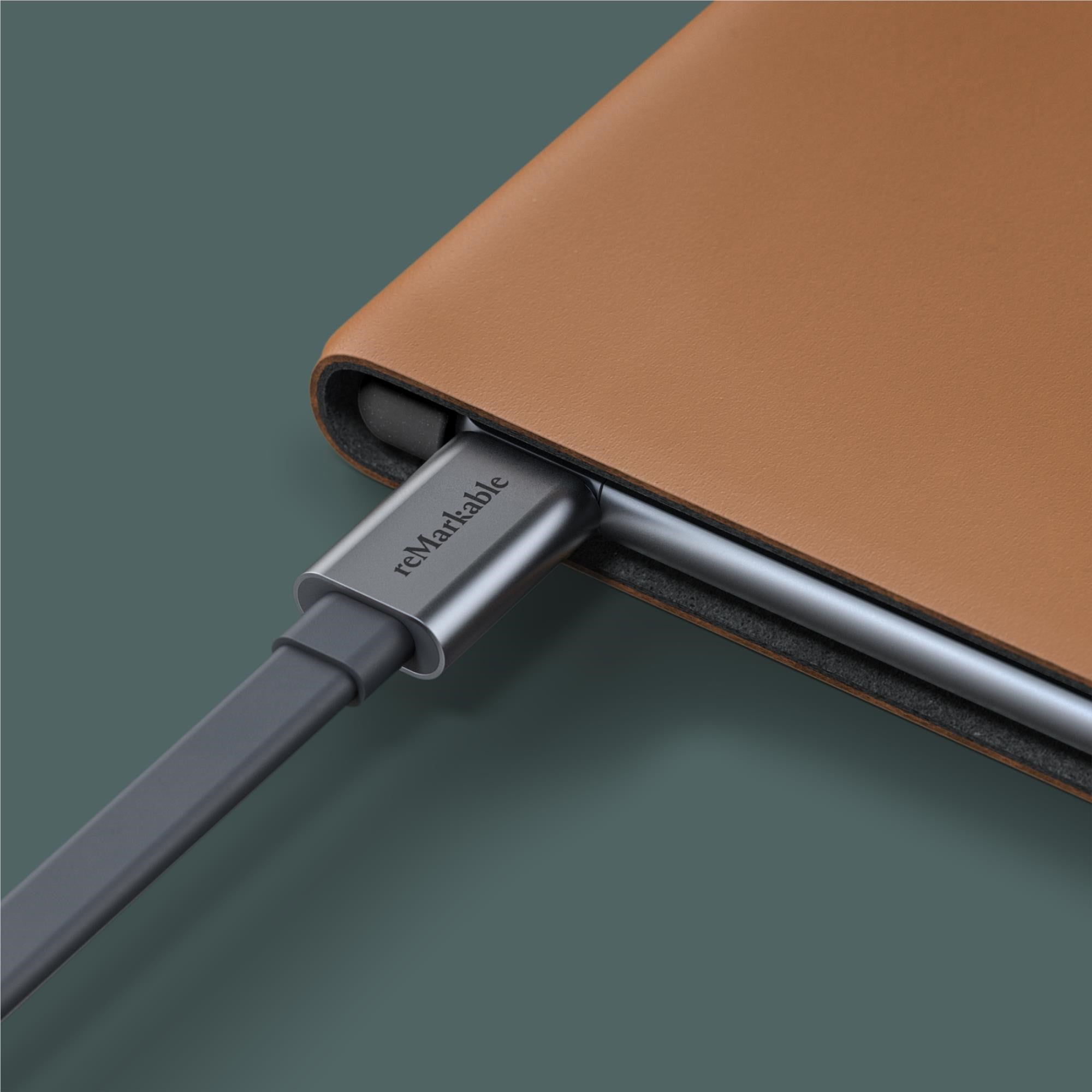 reMarkable Premium Leather Book Folio for reMarkable 2 Paper Tablet (Brown)