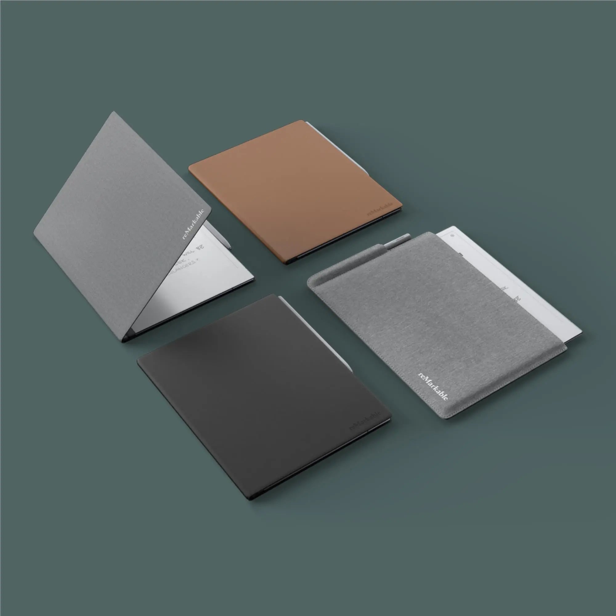 reMarkable Polymer Weave Book Folio for reMarkable 2 Paper Tablet (Grey)