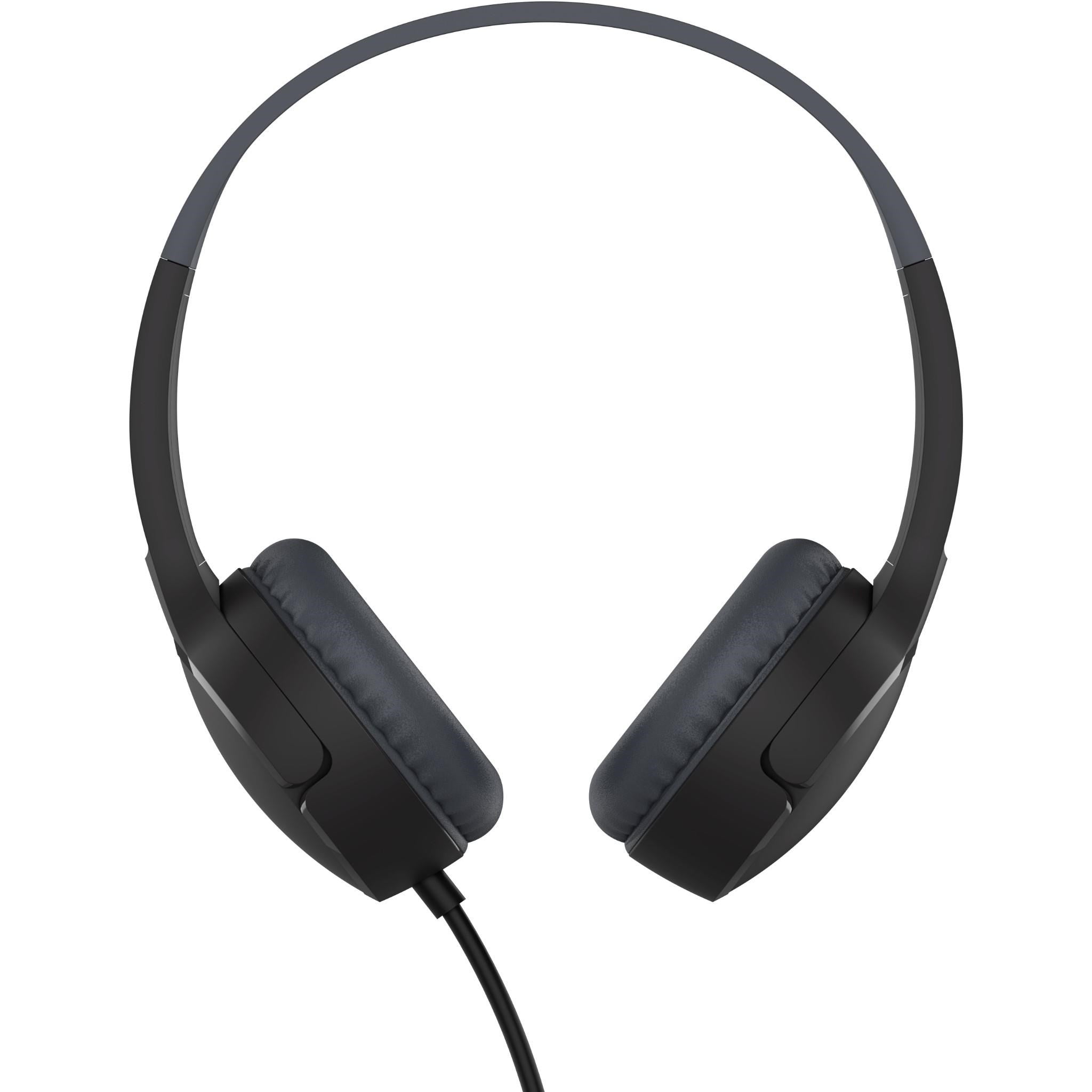 Belkin SOUNDFORM Mini Wired On-Ear Headphones for Kids (Black)