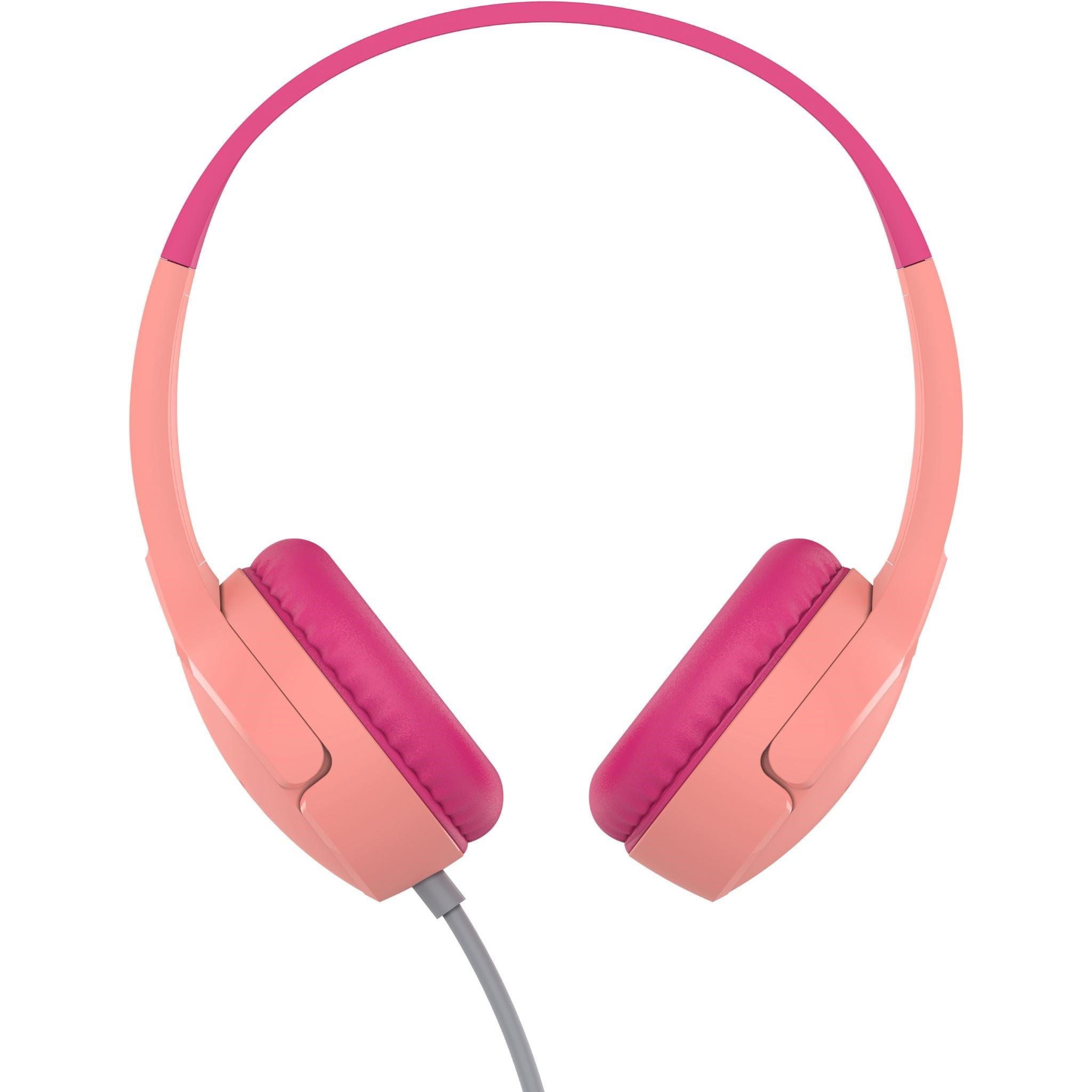 Belkin SOUNDFORM Mini Wired On-Ear Headphones for Kids (Pink)